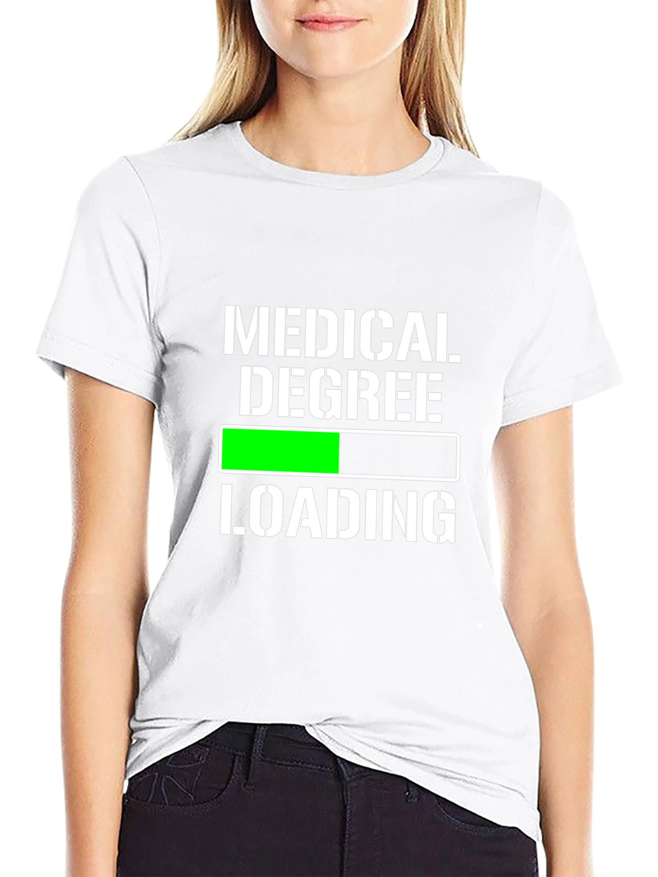 Medical Degree Loading T-Shirt - Funny Student Tee