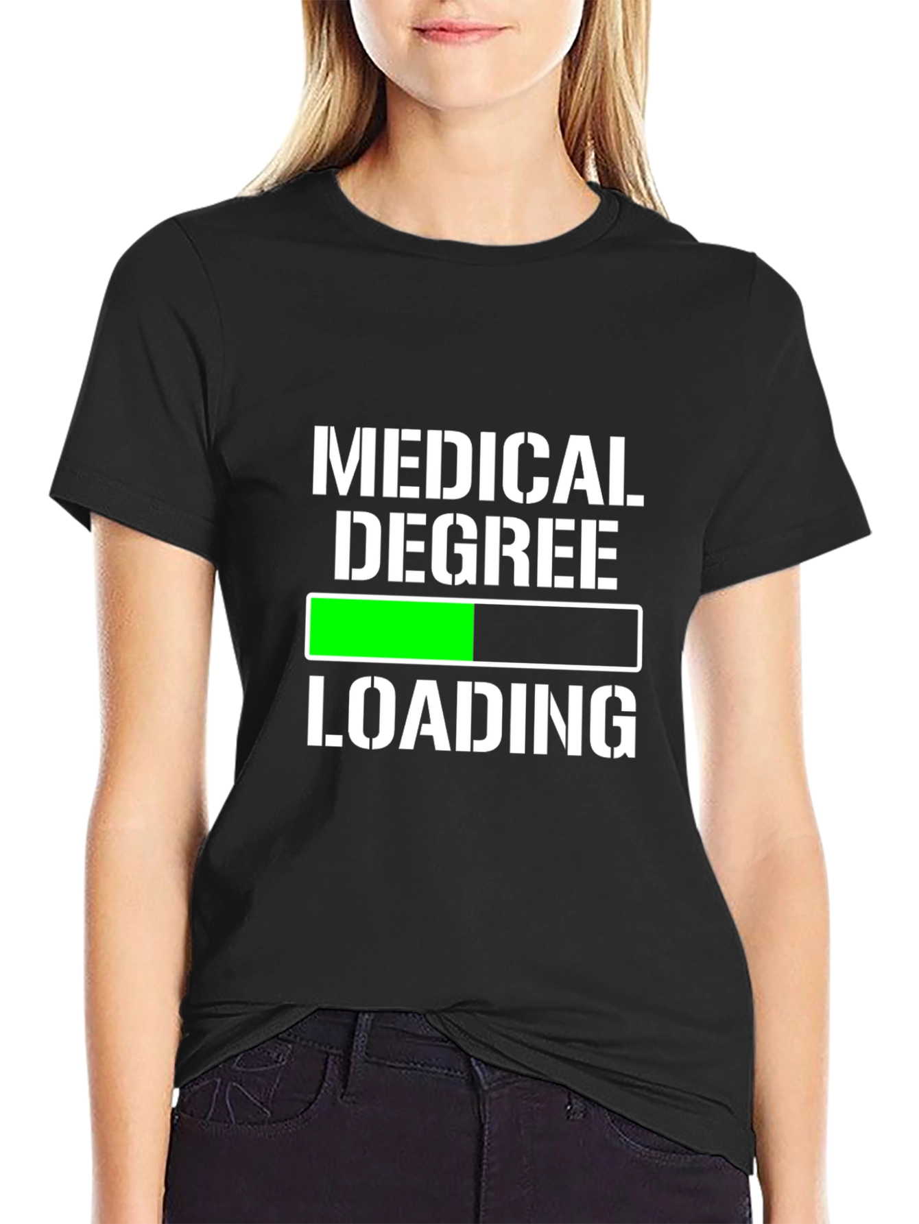 Medical Degree Loading T-Shirt - Funny Student Tee