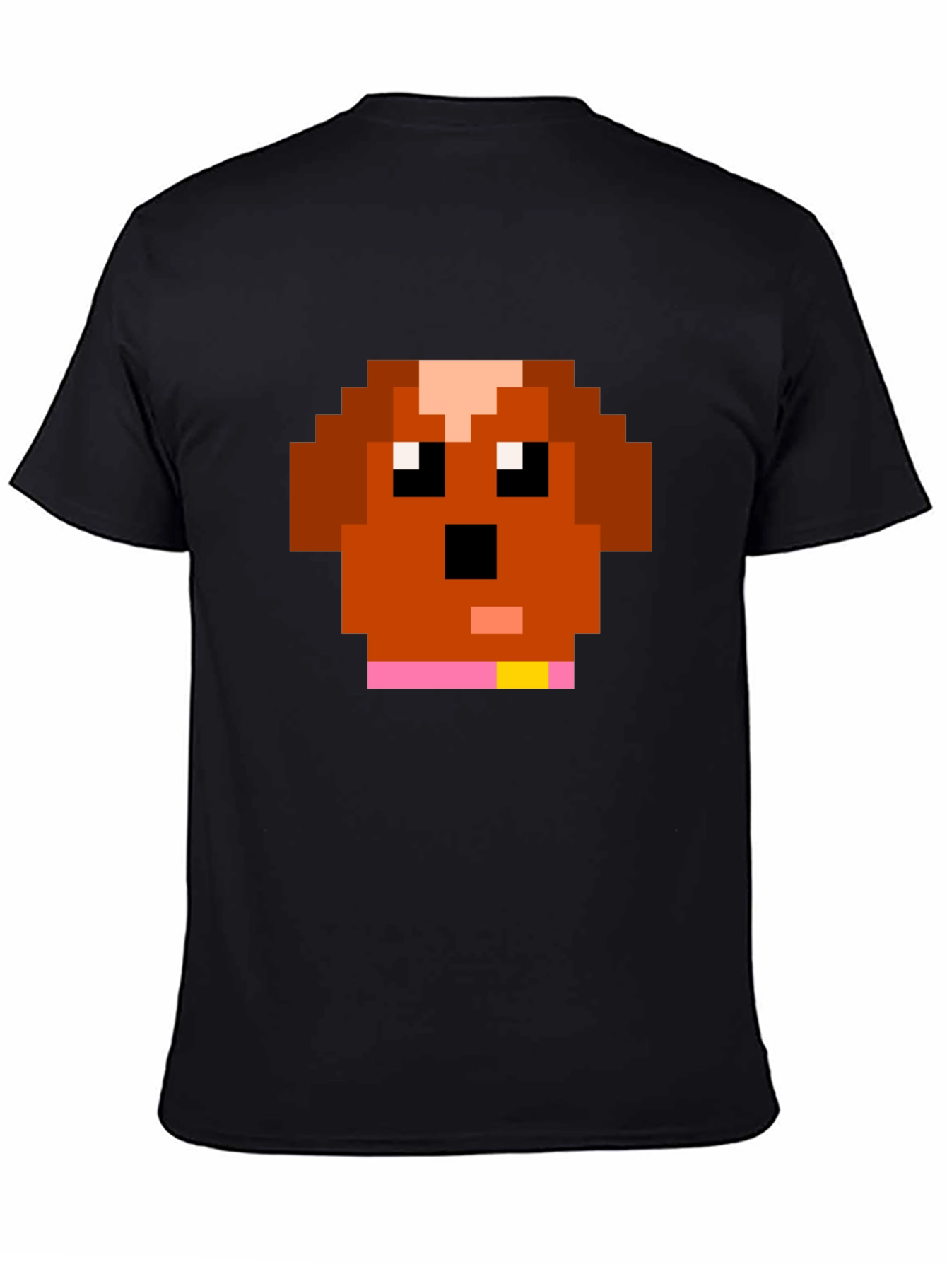 Pixel Dog Graphic Tee - Black T-Shirt
