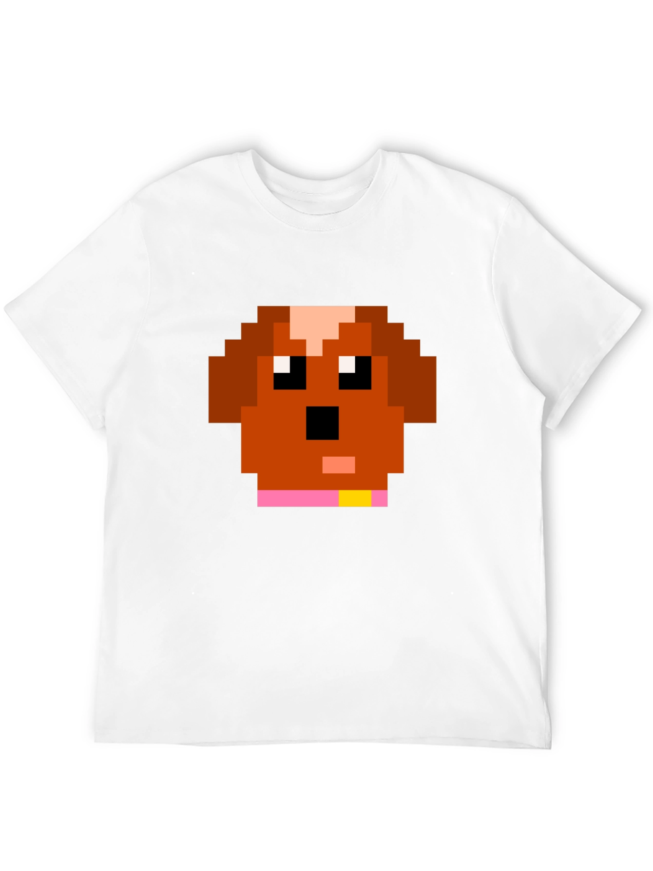 Pixel Dog Graphic Tee - Black T-Shirt