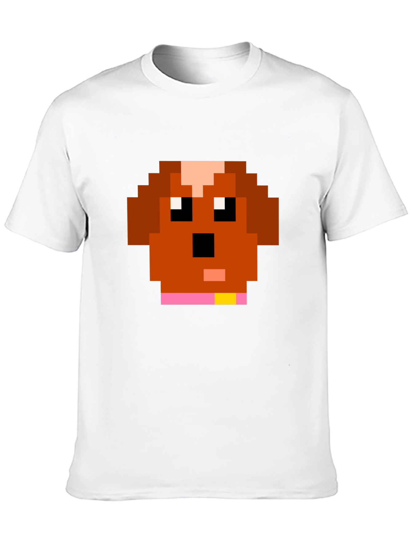 Pixel Dog Graphic Tee - Black T-Shirt