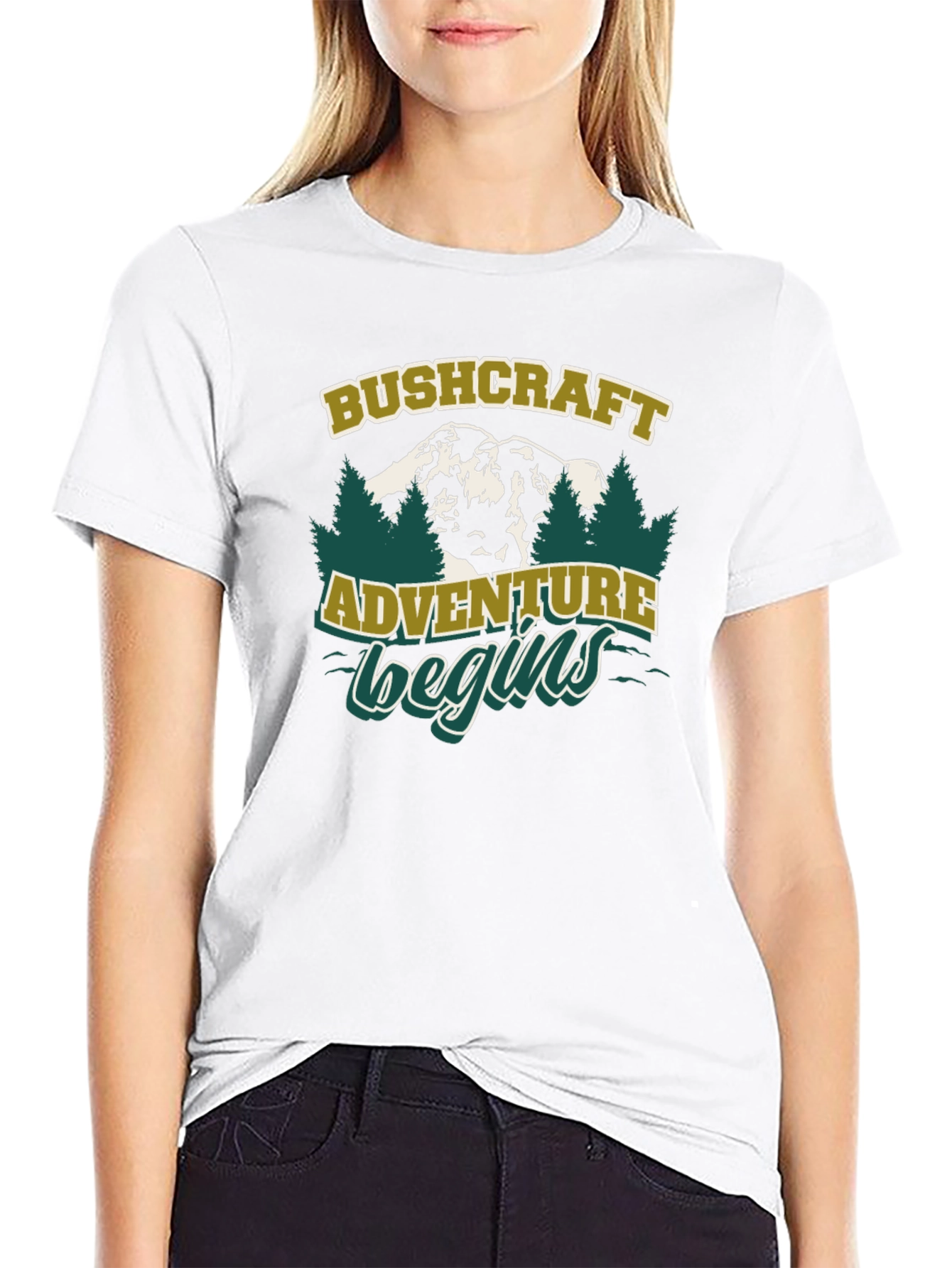 Bushcraft Adventure Begins Graphic T-Shirt