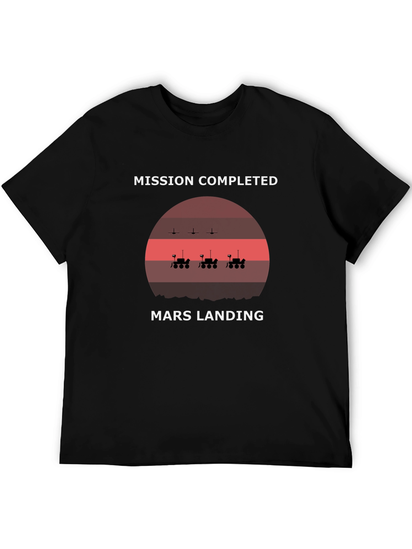 Mission Completed Mars Landing Graphic Tee