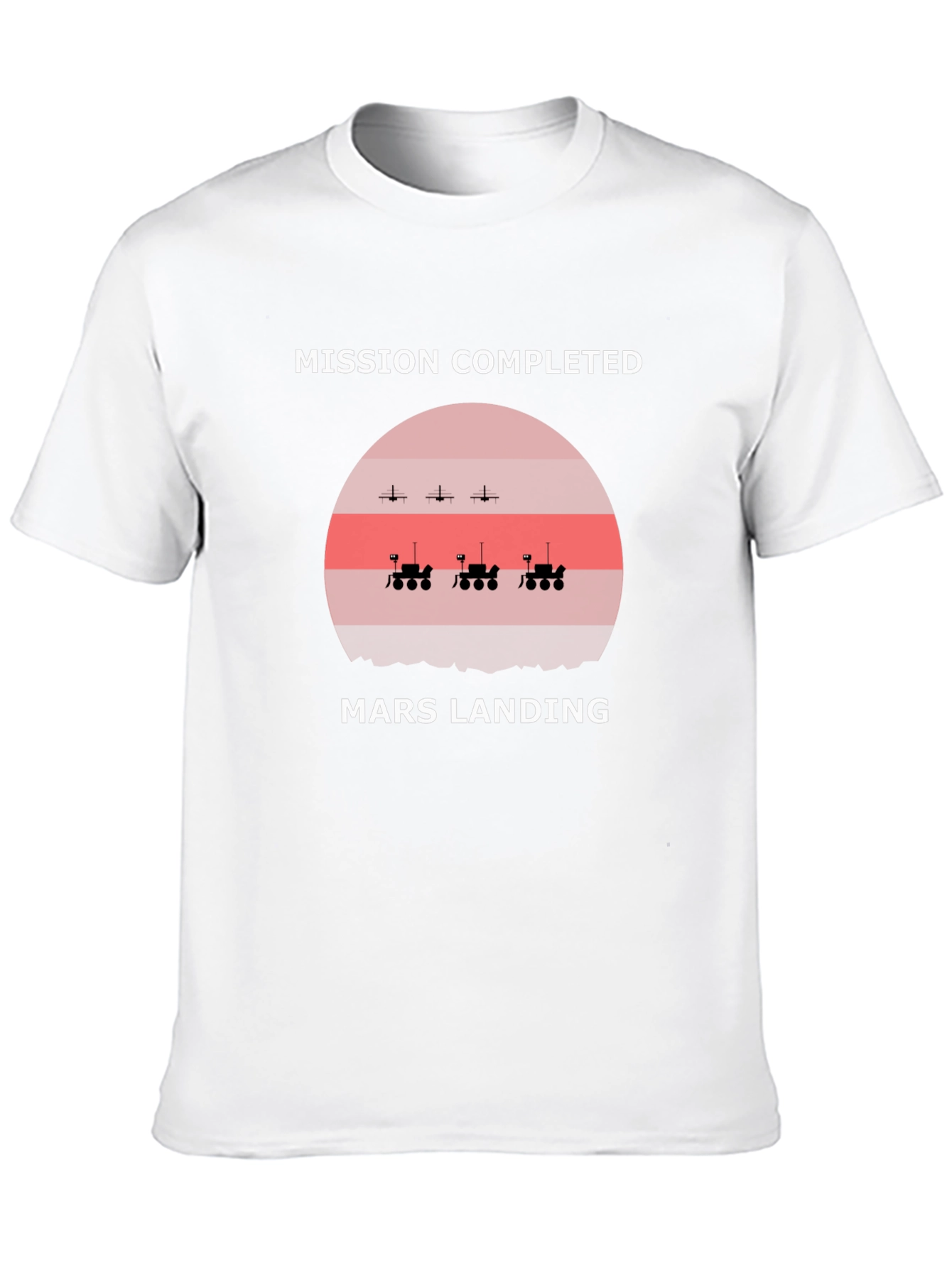 Mission Completed Mars Landing Graphic Tee
