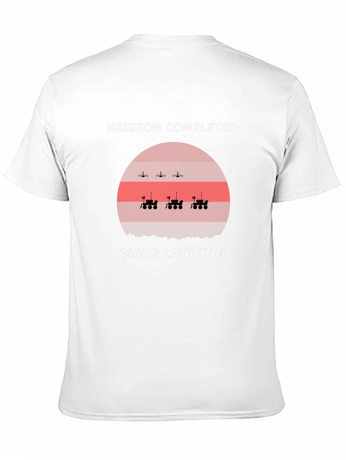 Mission Completed Mars Landing Graphic Tee