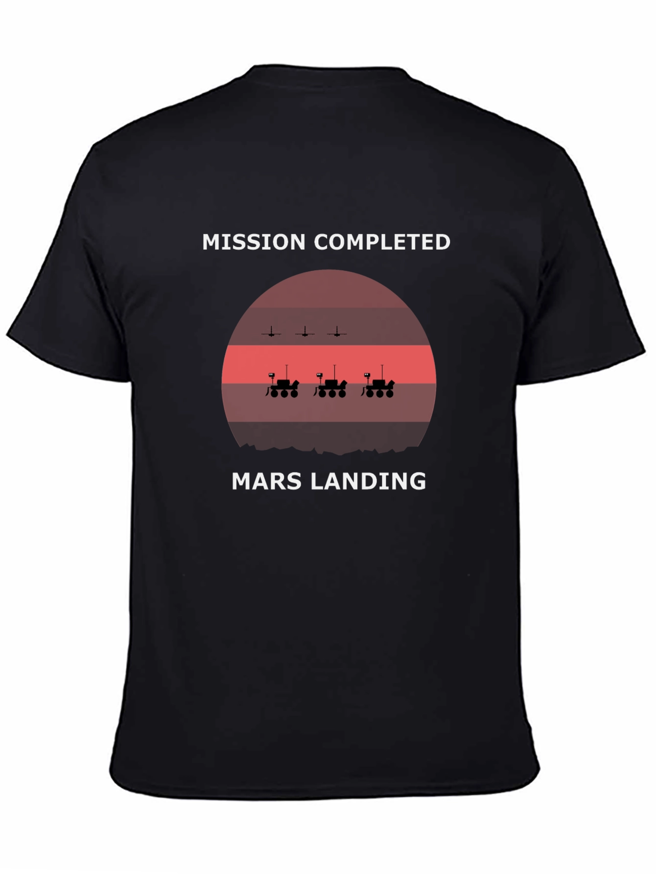 Mission Completed Mars Landing Graphic Tee