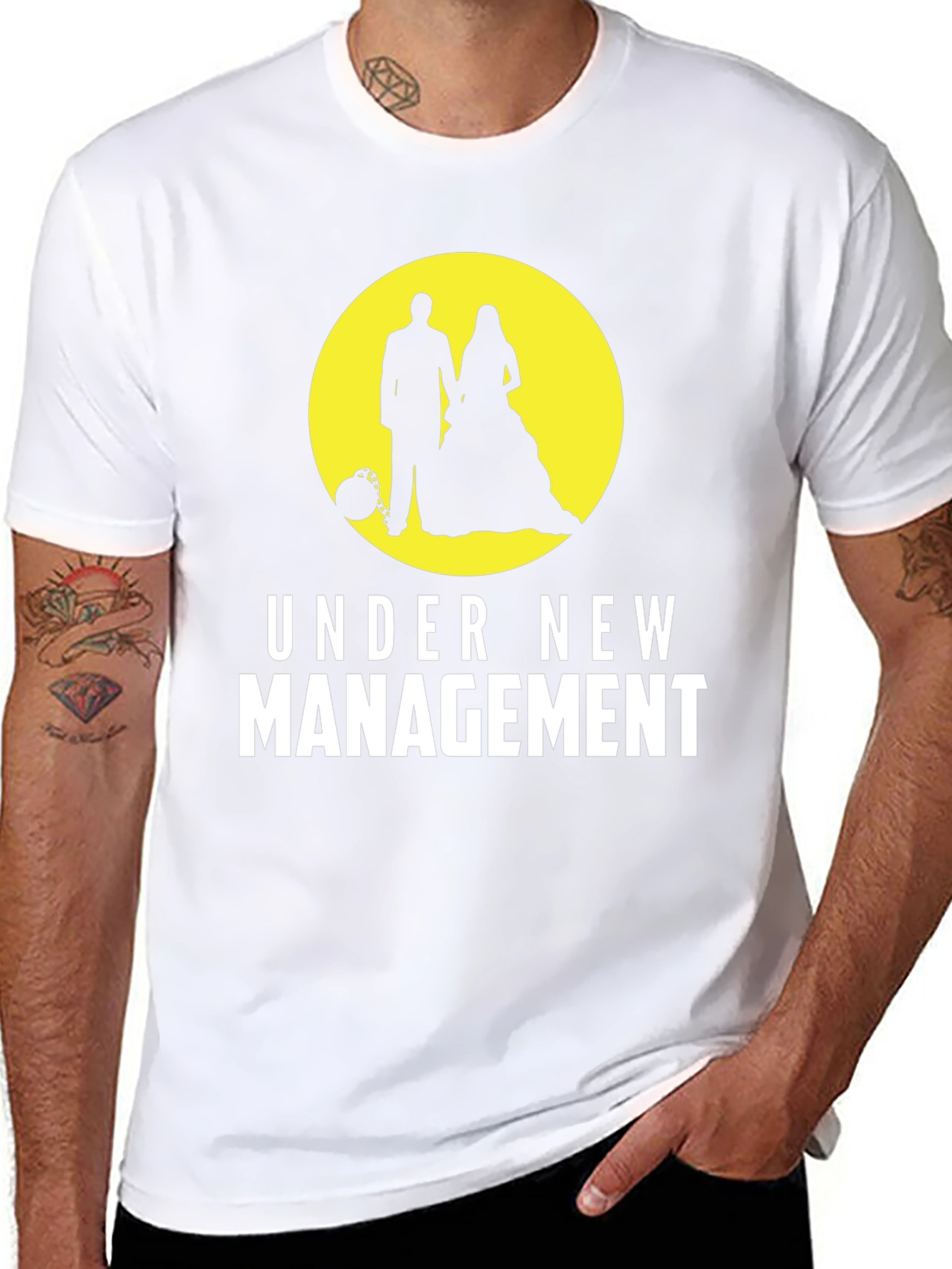Under New Management Wedding T-Shirt