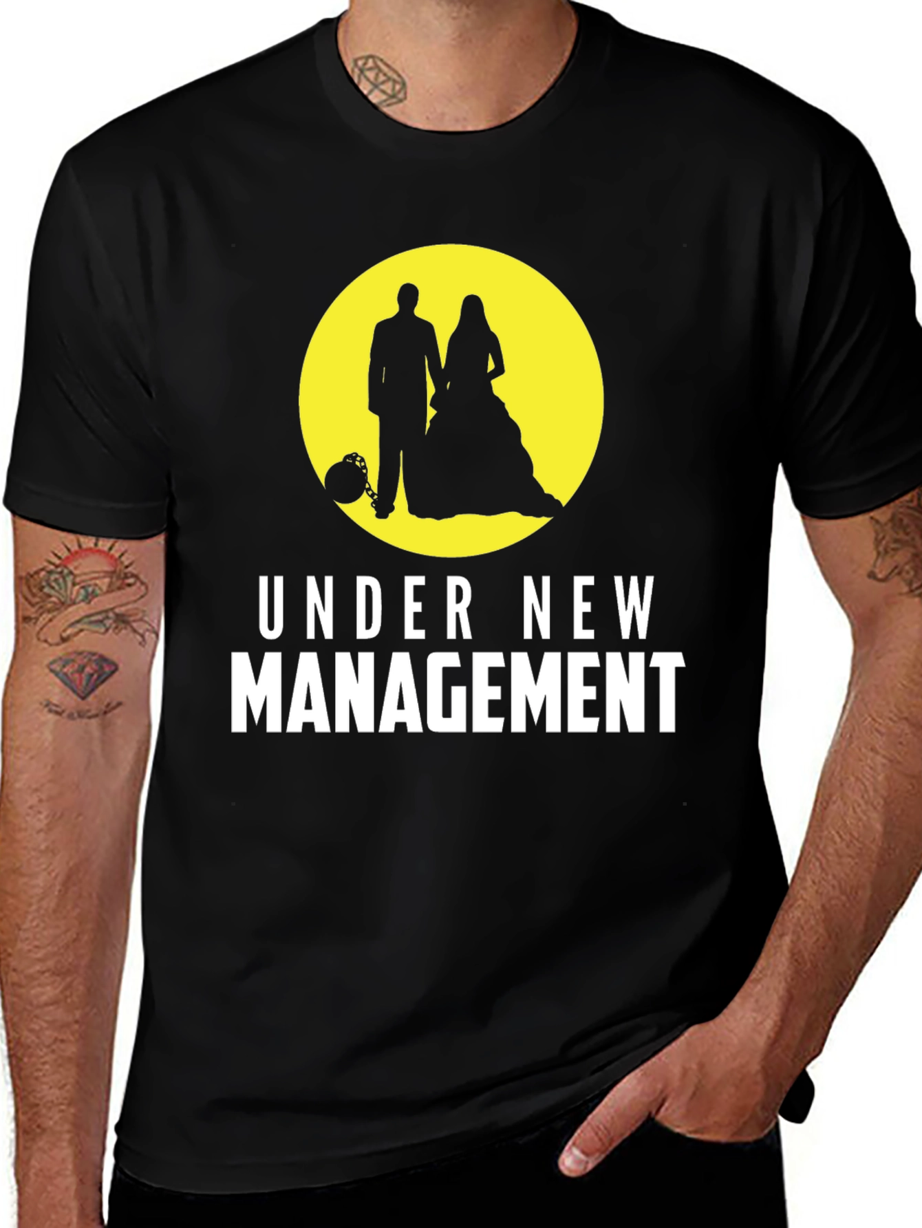Under New Management Wedding T-Shirt