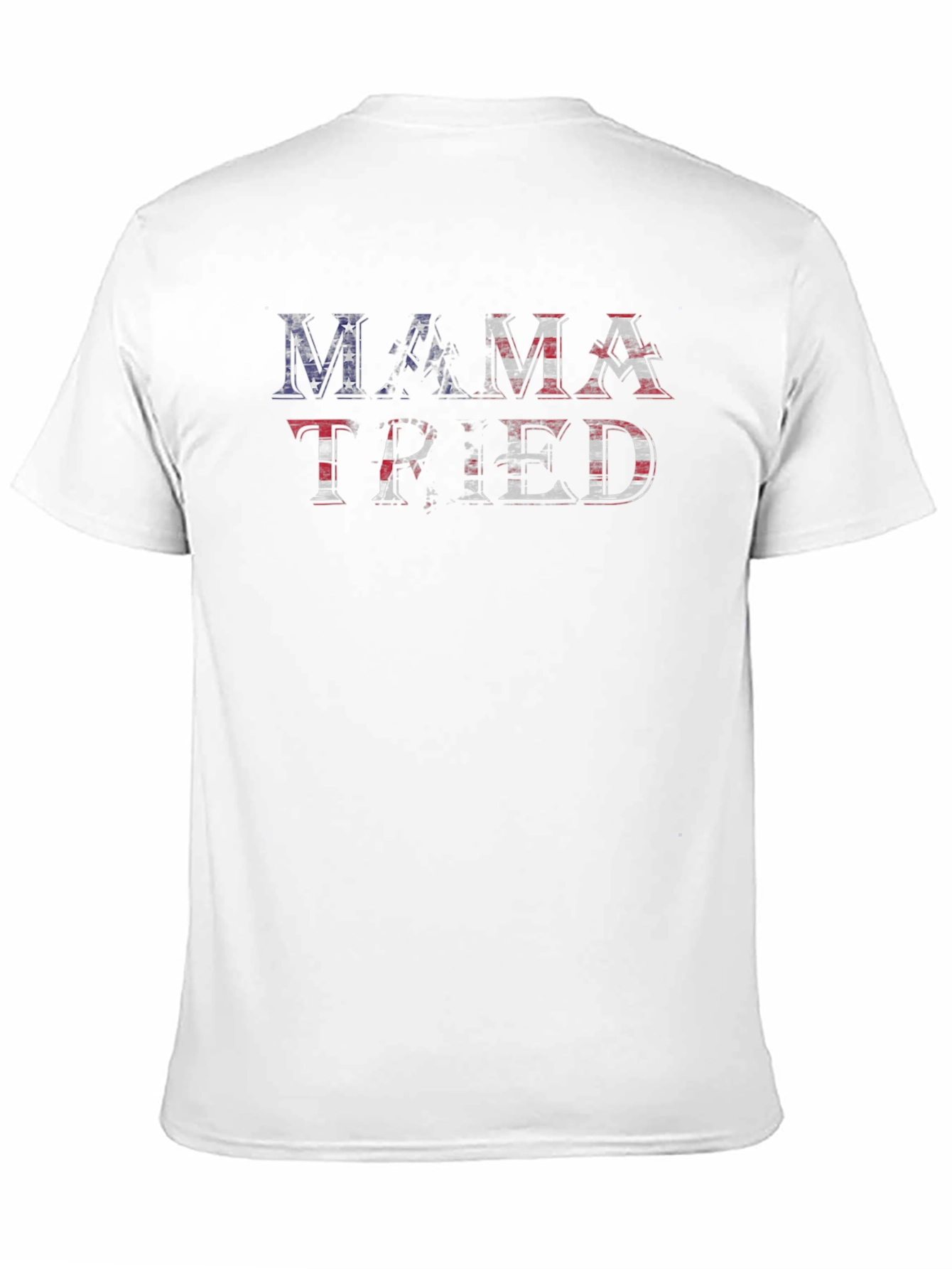 Mama Tried Graphic Tee - Patriotic USA Flag Design