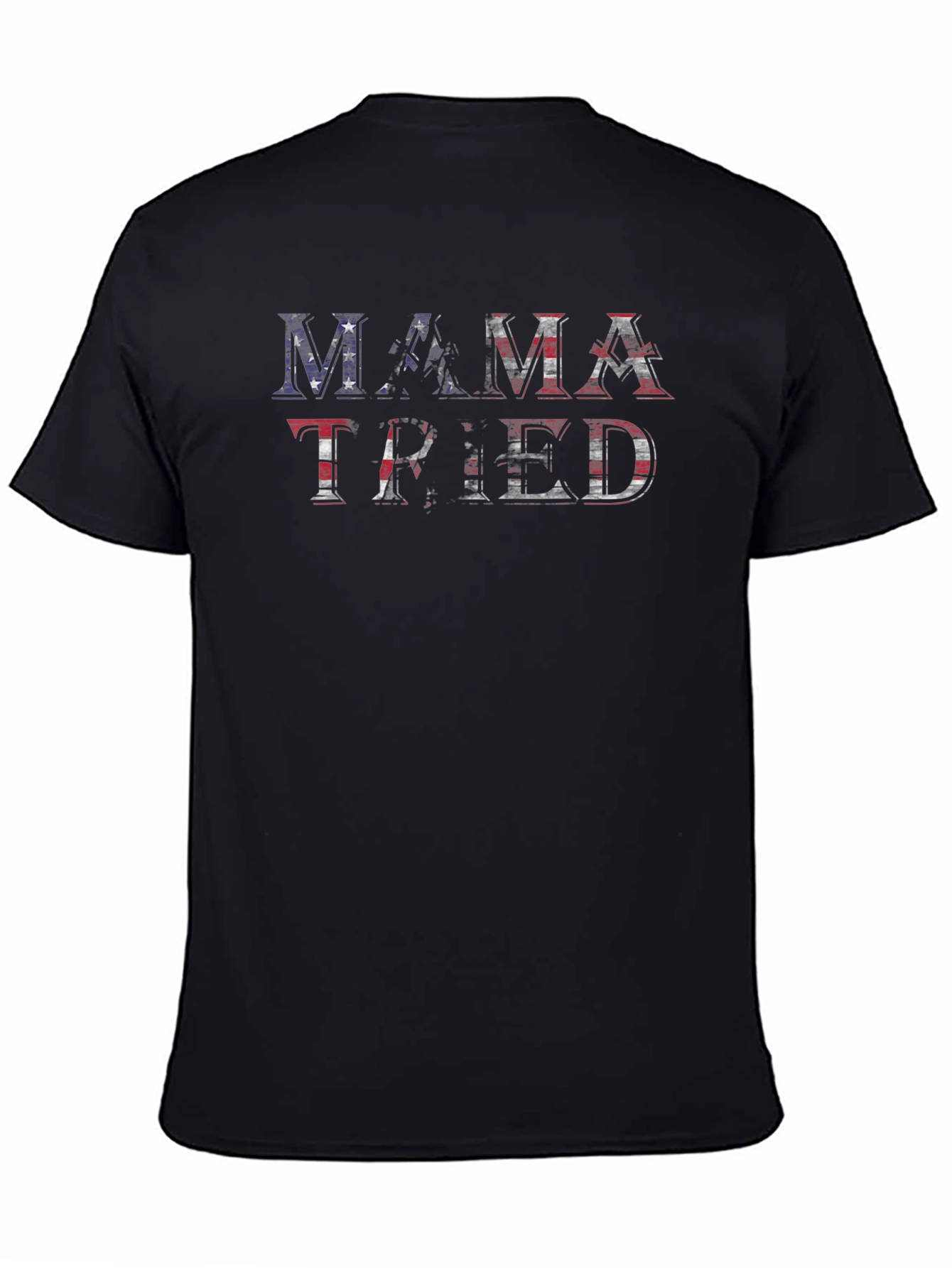 Mama Tried Graphic Tee - Patriotic USA Flag Design