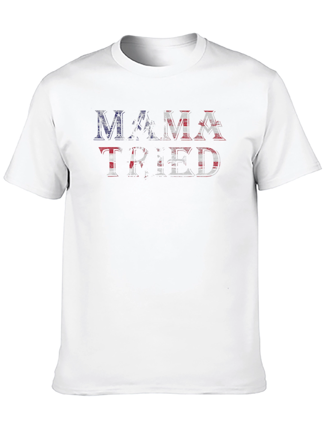 Mama Tried Graphic Tee - Patriotic USA Flag Design