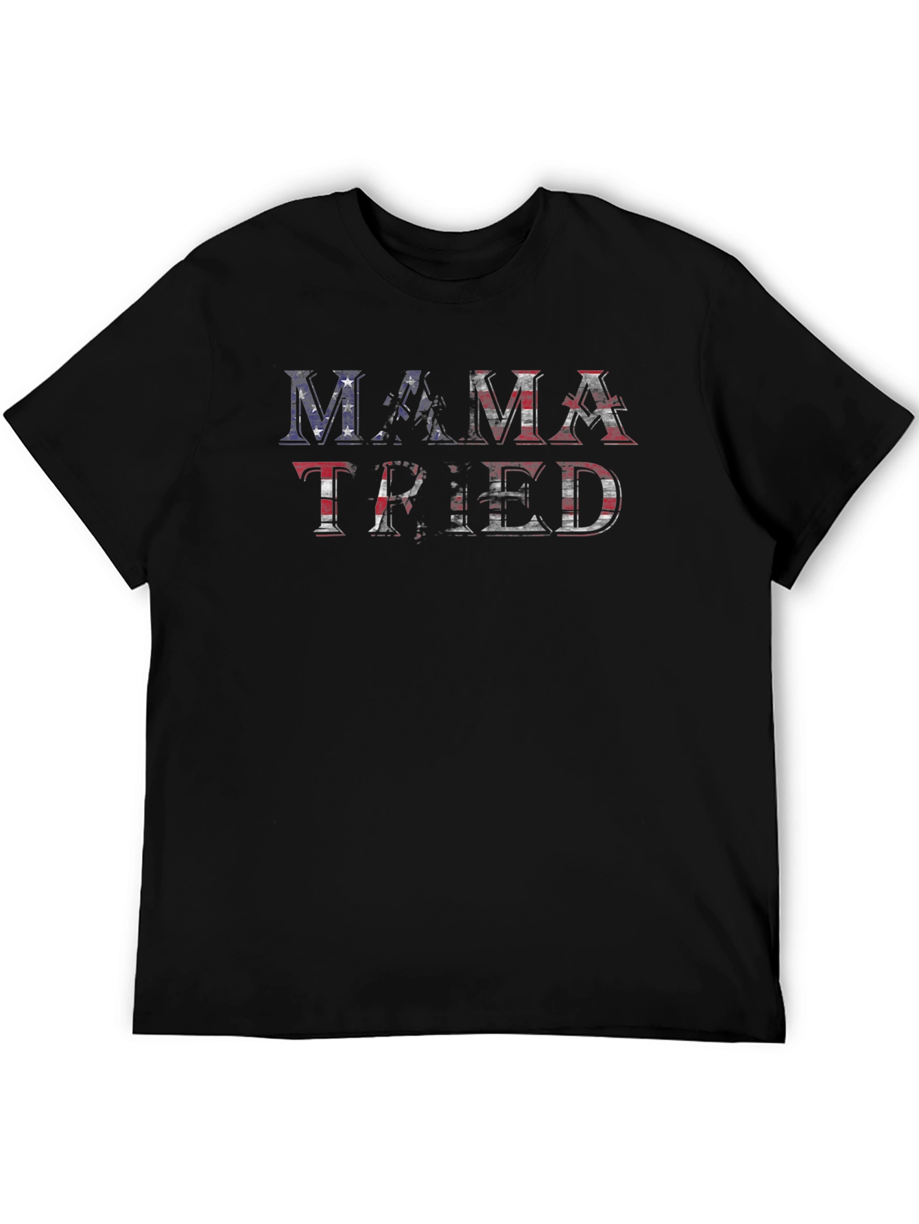 Mama Tried Graphic Tee - Patriotic USA Flag Design