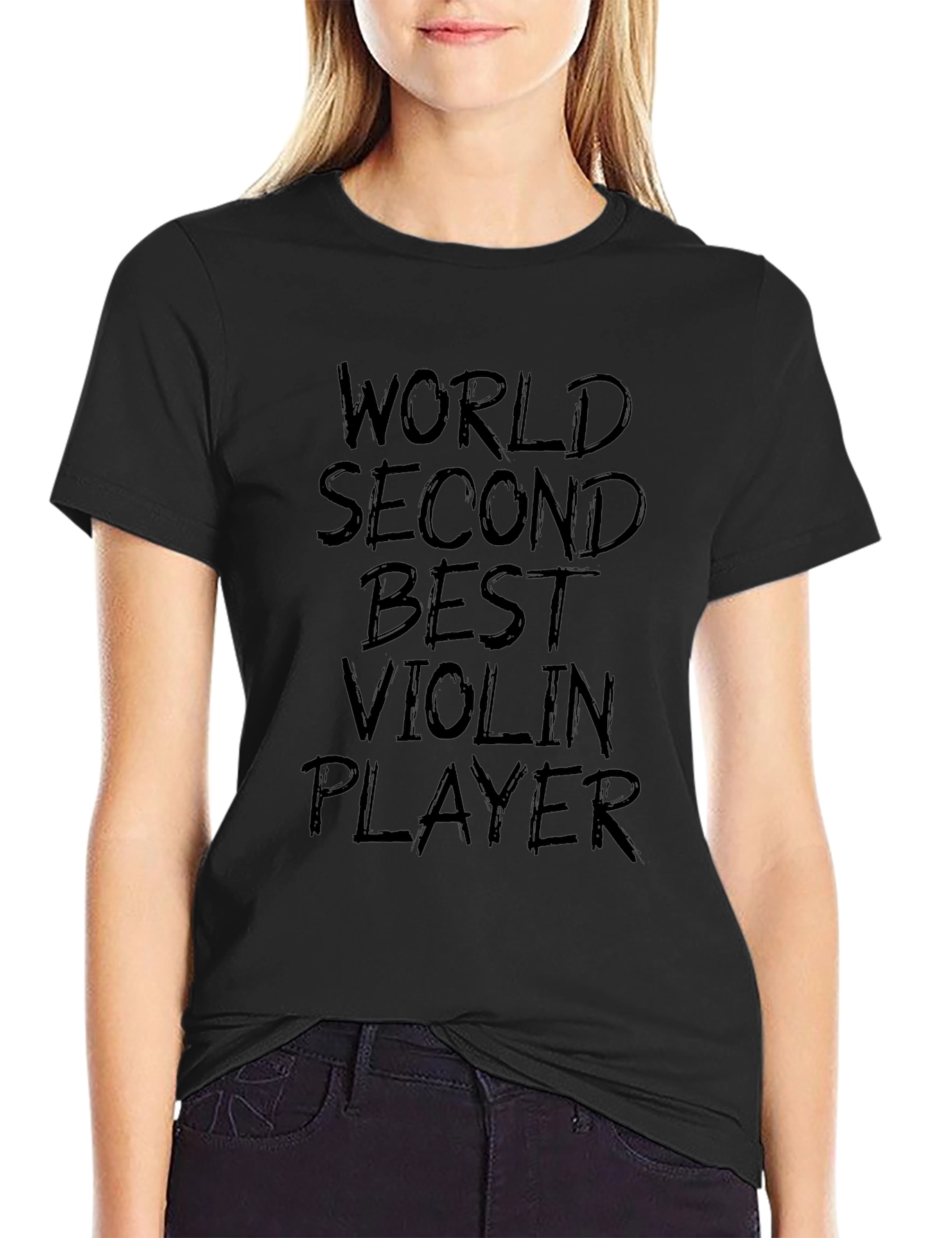 Worlds Second Best Violin Player Graphic Tee