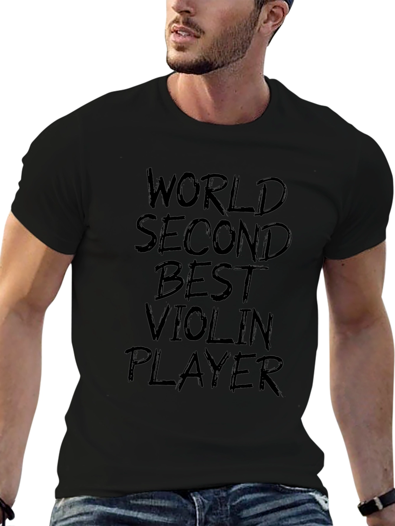 Worlds Second Best Violin Player Graphic Tee