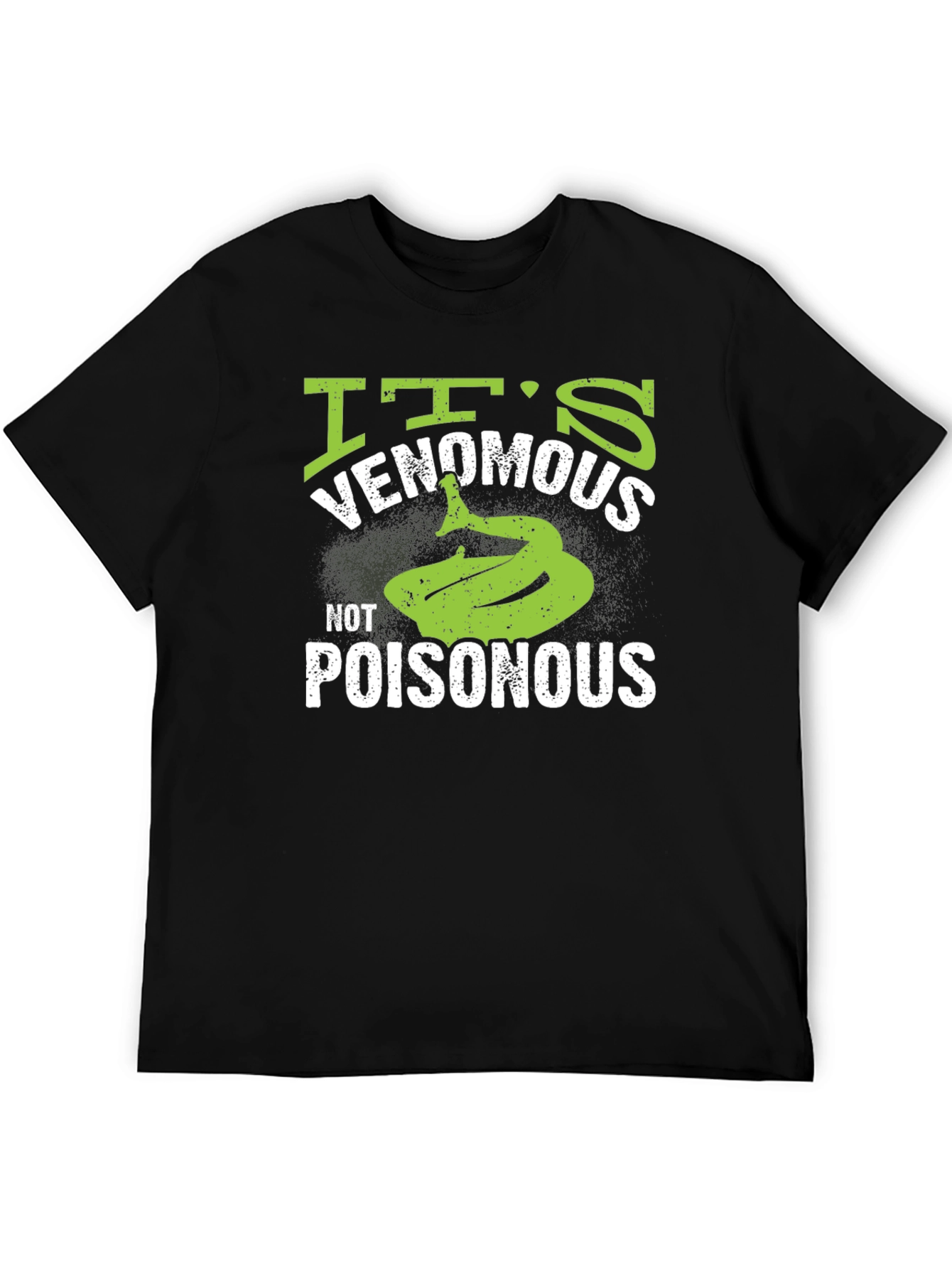 Venomous Not Poisonous Snake Graphic T-Shirt