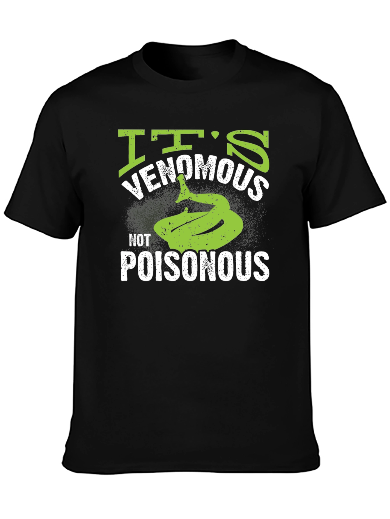Venomous Not Poisonous Snake Graphic T-Shirt