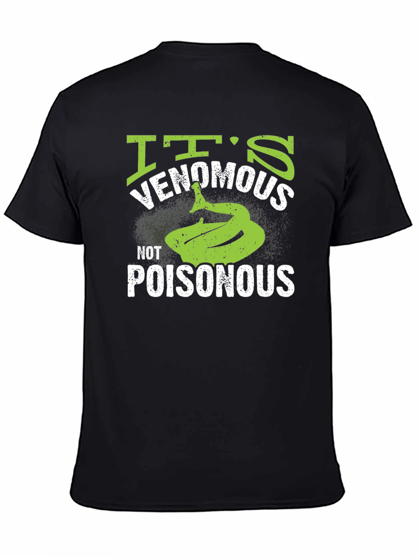 Venomous Not Poisonous Snake Graphic T-Shirt