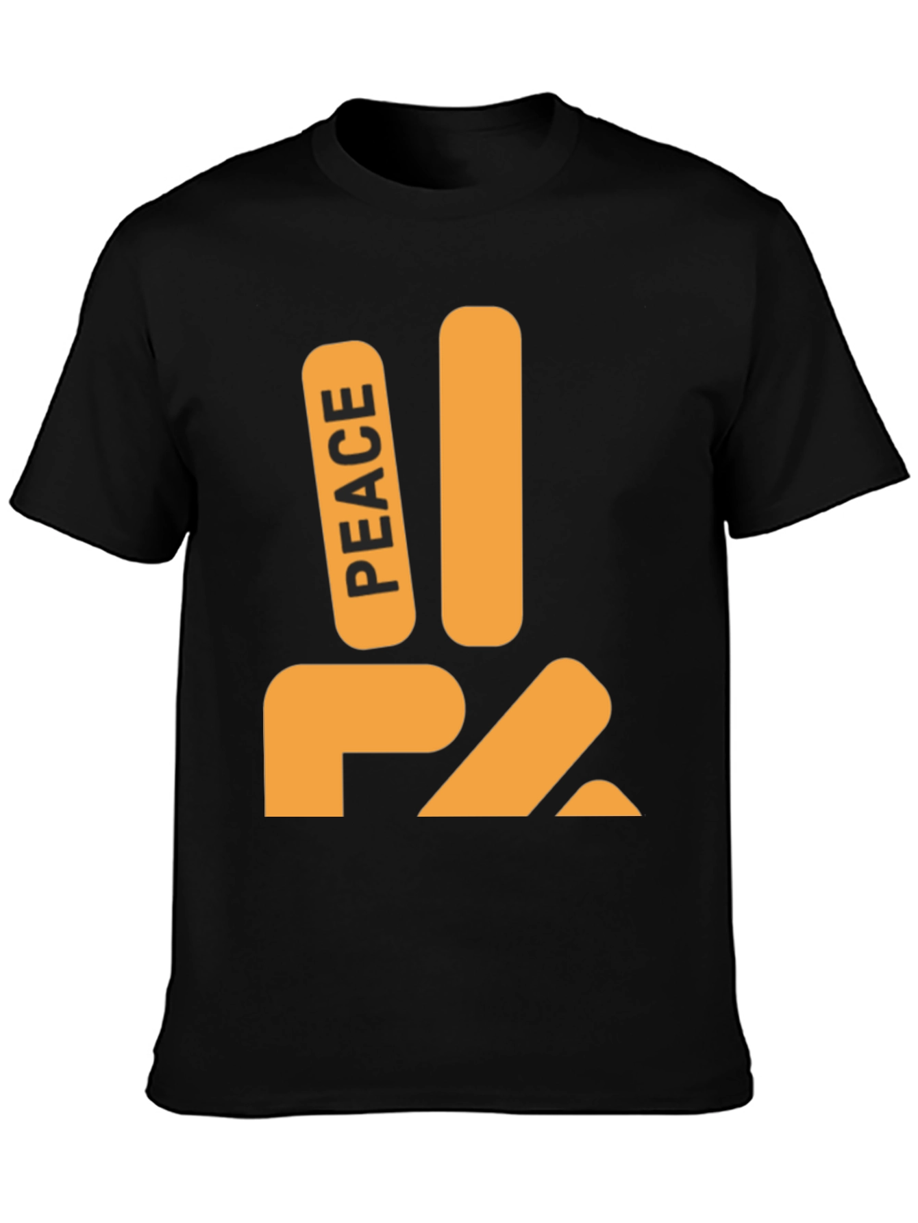 Peace Sign Graphic Tee - Stylish Comfort