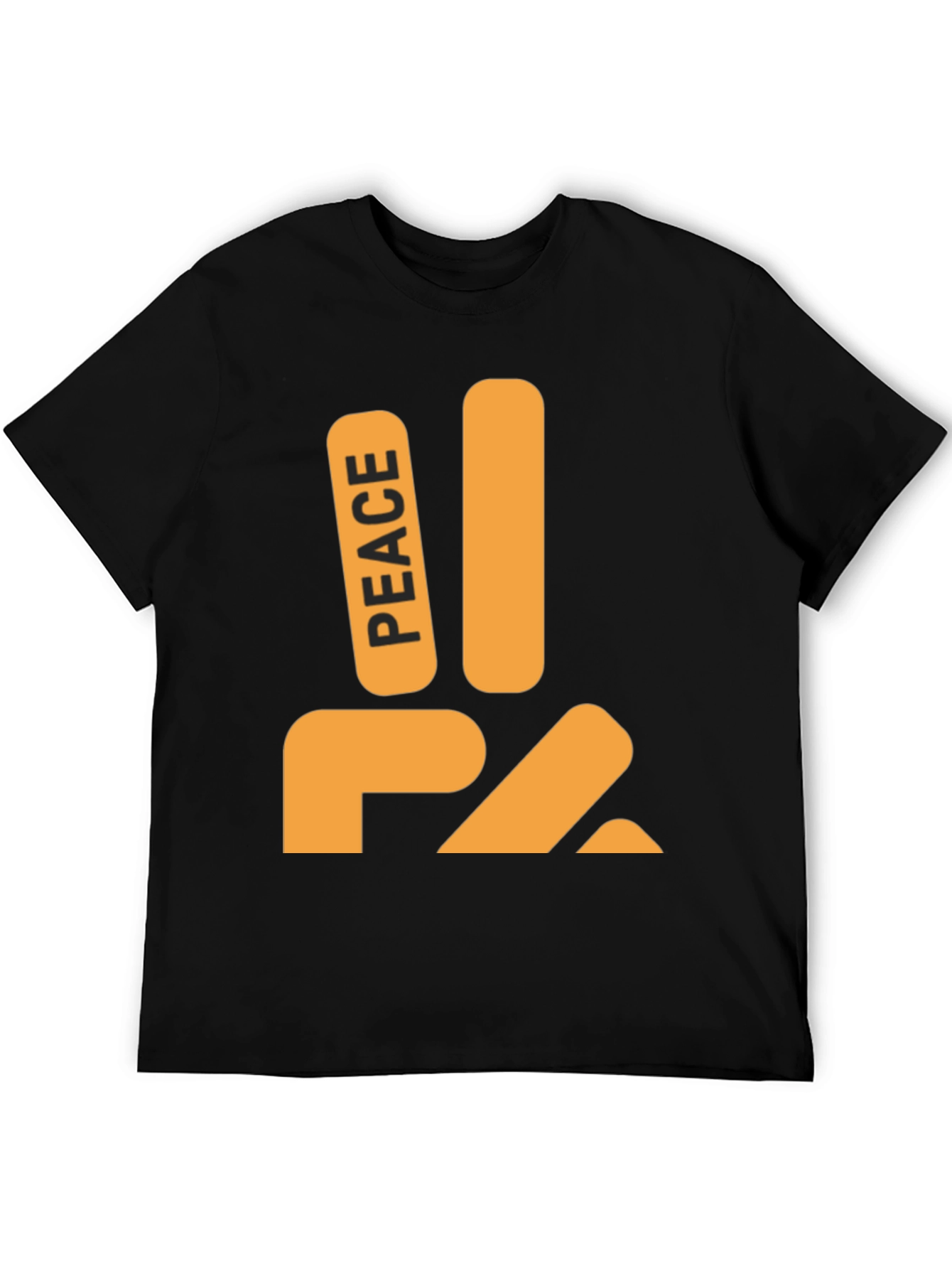 Peace Sign Graphic Tee - Stylish Comfort