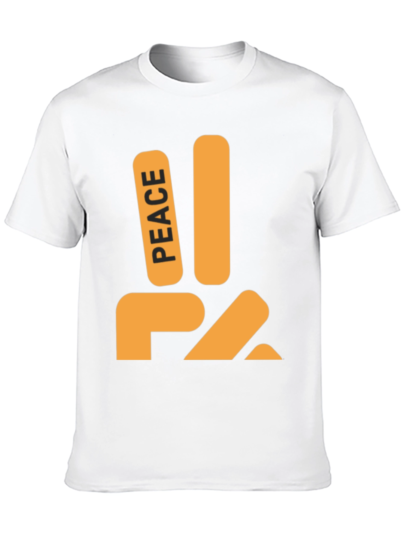 Peace Sign Graphic Tee - Stylish Comfort