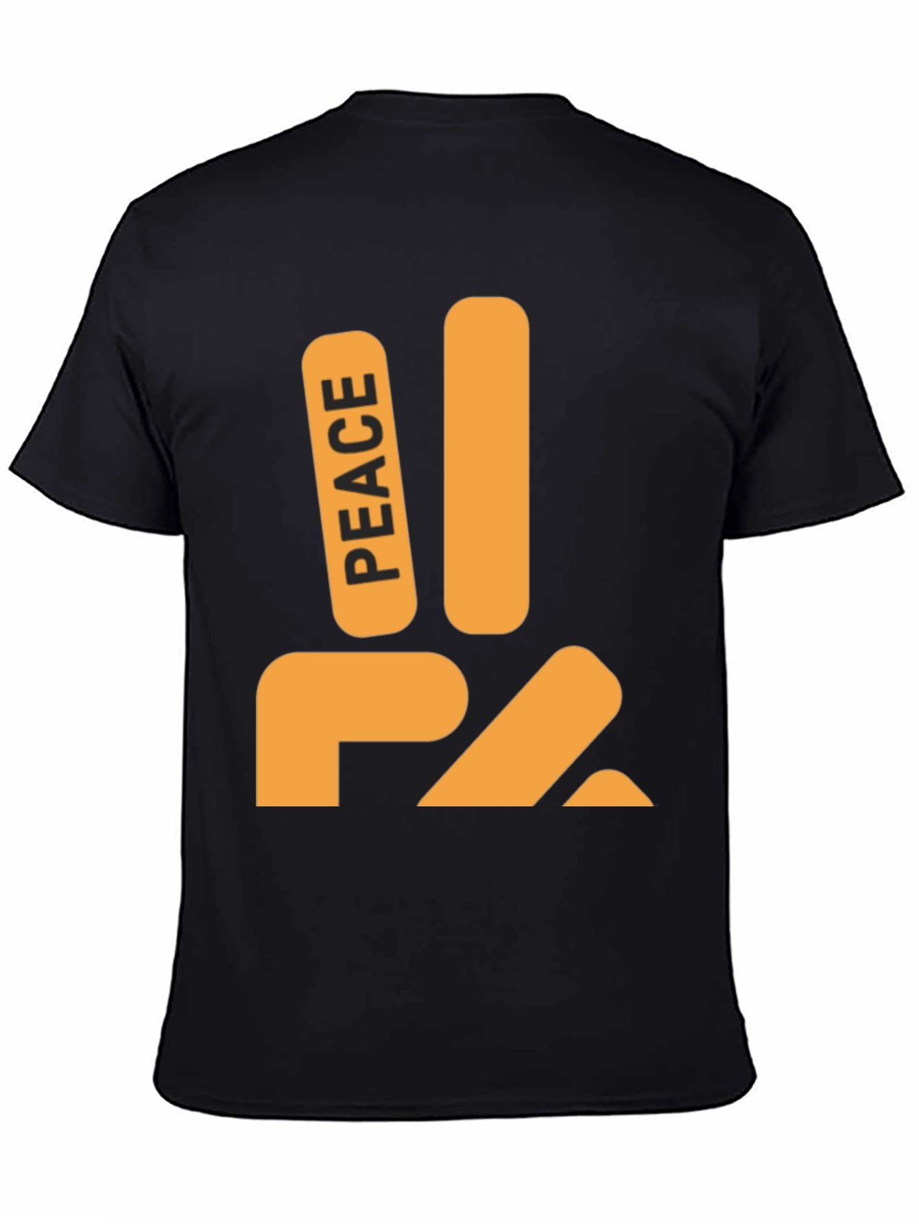 Peace Sign Graphic Tee - Stylish Comfort