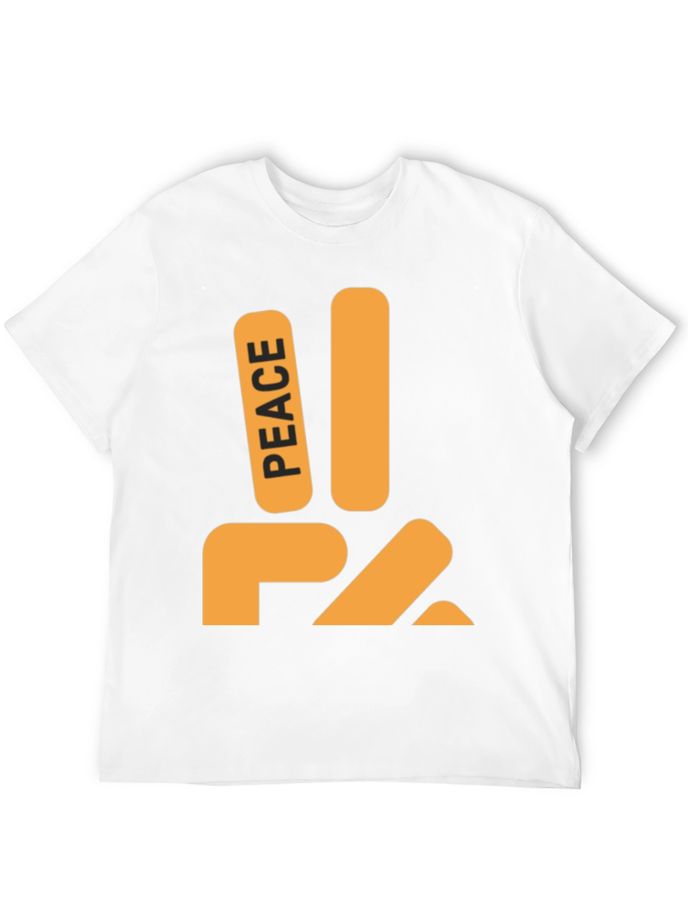 Peace Sign Graphic Tee - Stylish Comfort