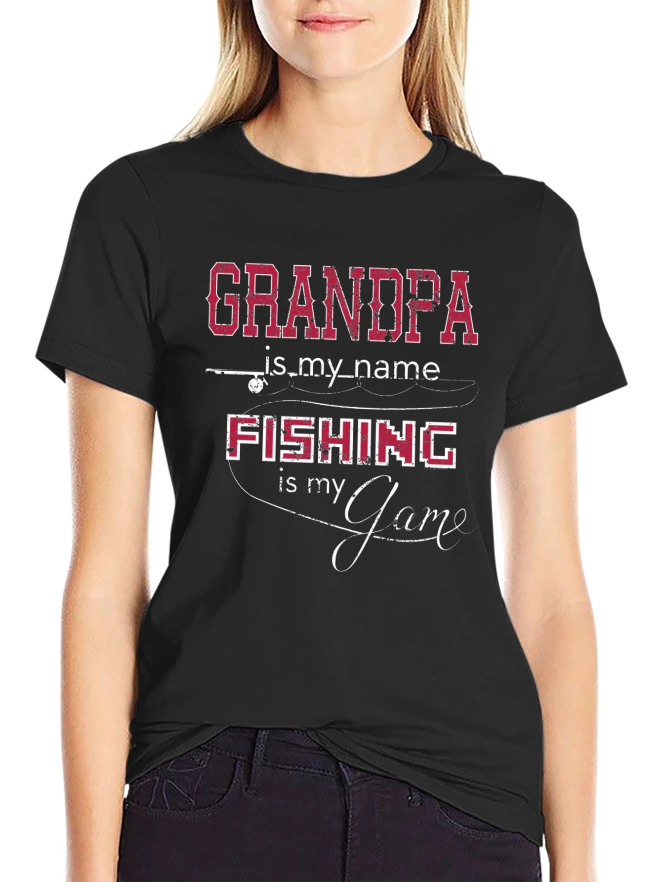 Grandpa Fishing T-Shirt - Fisherman Gift