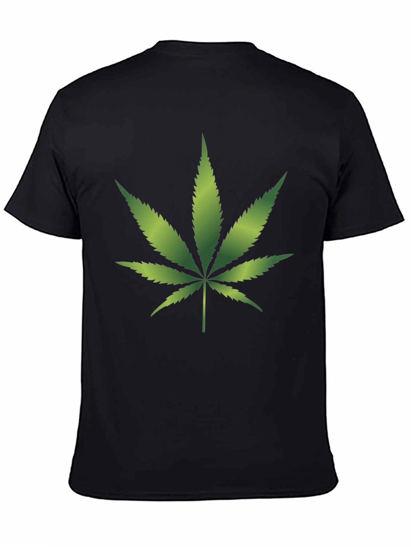 Cannabis Leaf Graphic T-Shirt - Relaxed Fit