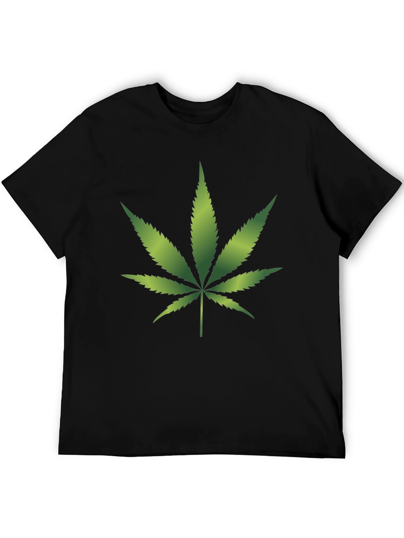 Cannabis Leaf Graphic T-Shirt - Relaxed Fit