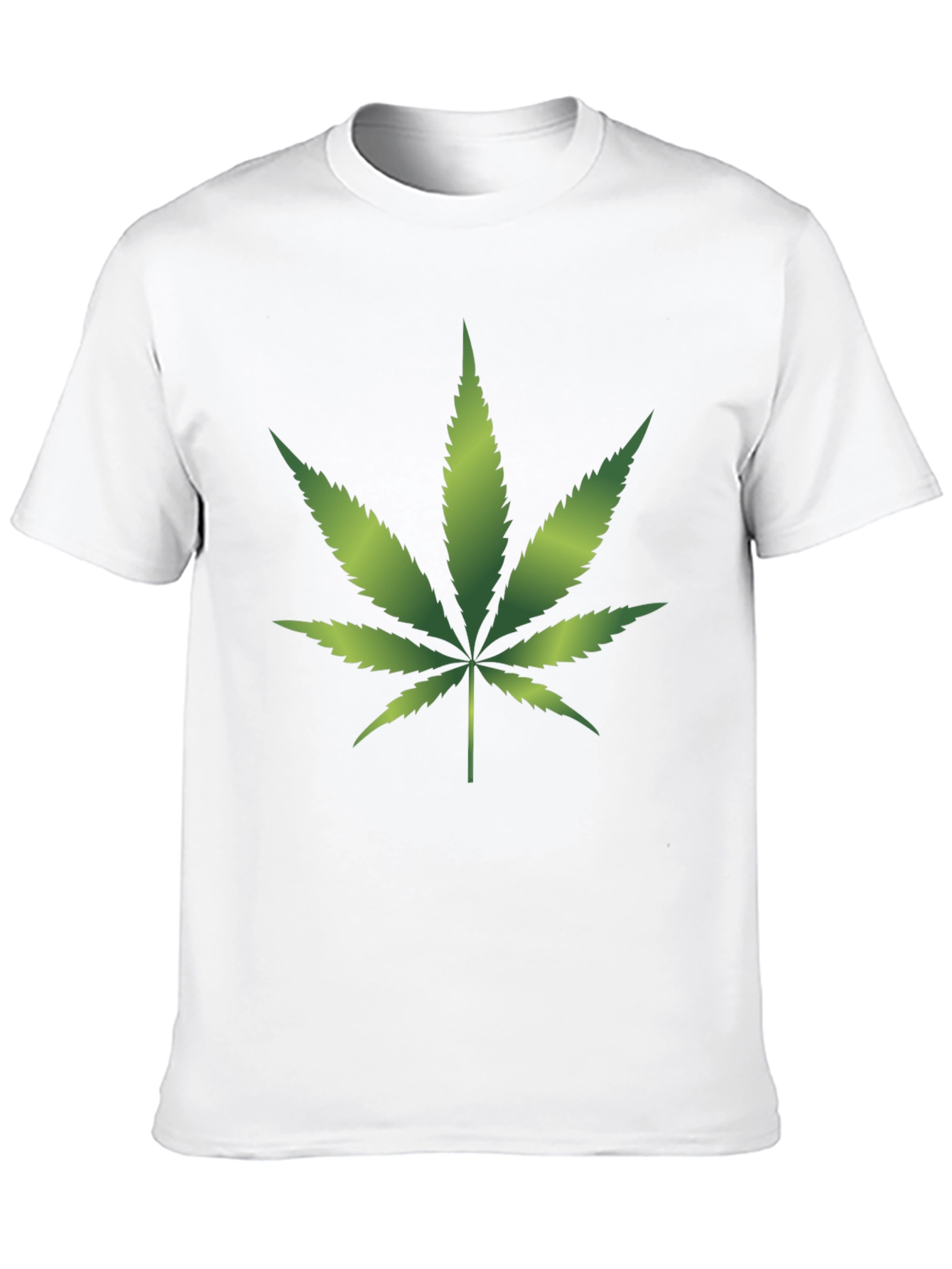 Cannabis Leaf Graphic T-Shirt - Relaxed Fit