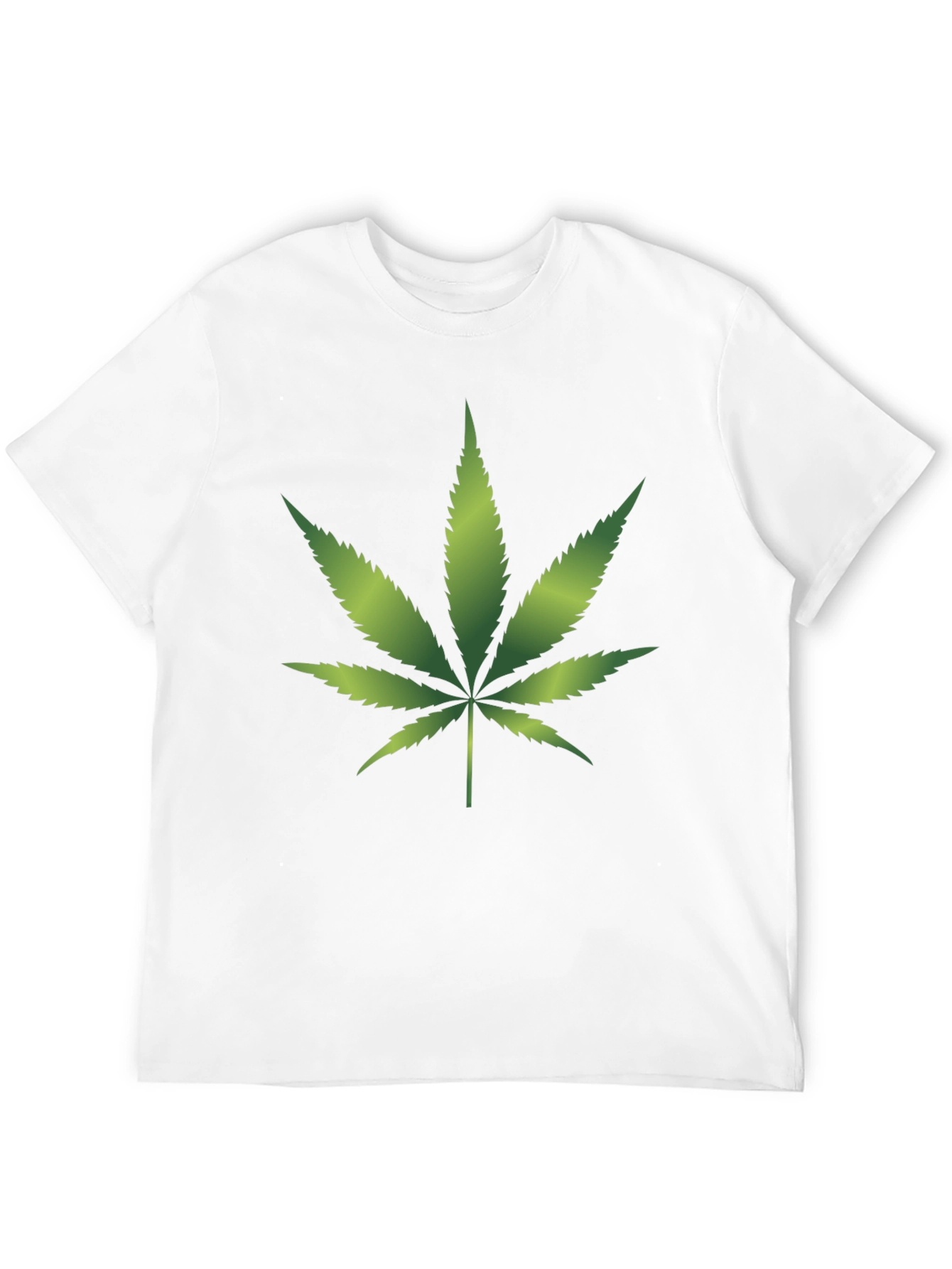 Cannabis Leaf Graphic T-Shirt - Relaxed Fit