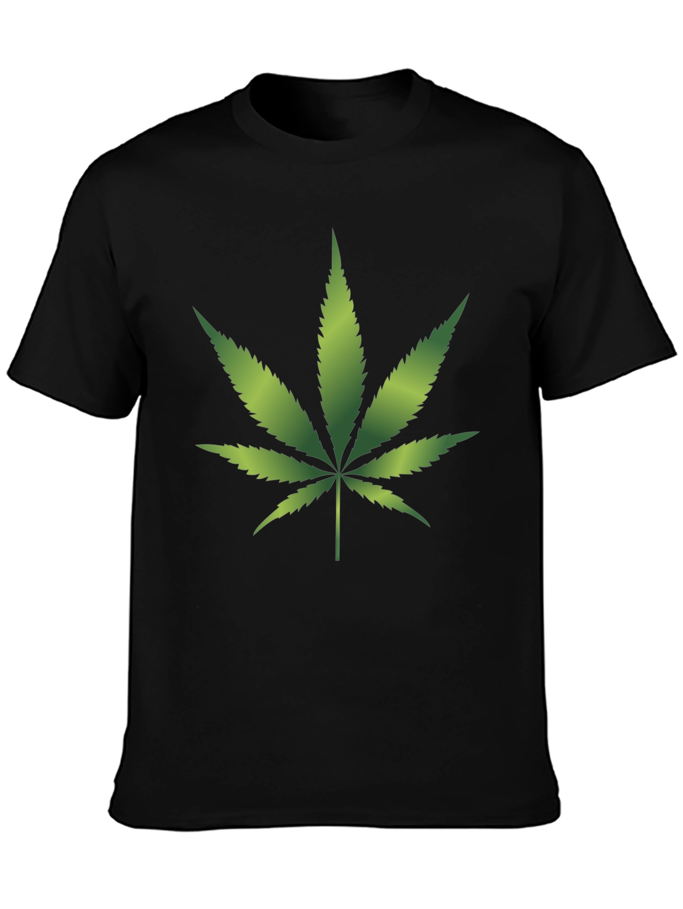 Cannabis Leaf Graphic T-Shirt - Relaxed Fit