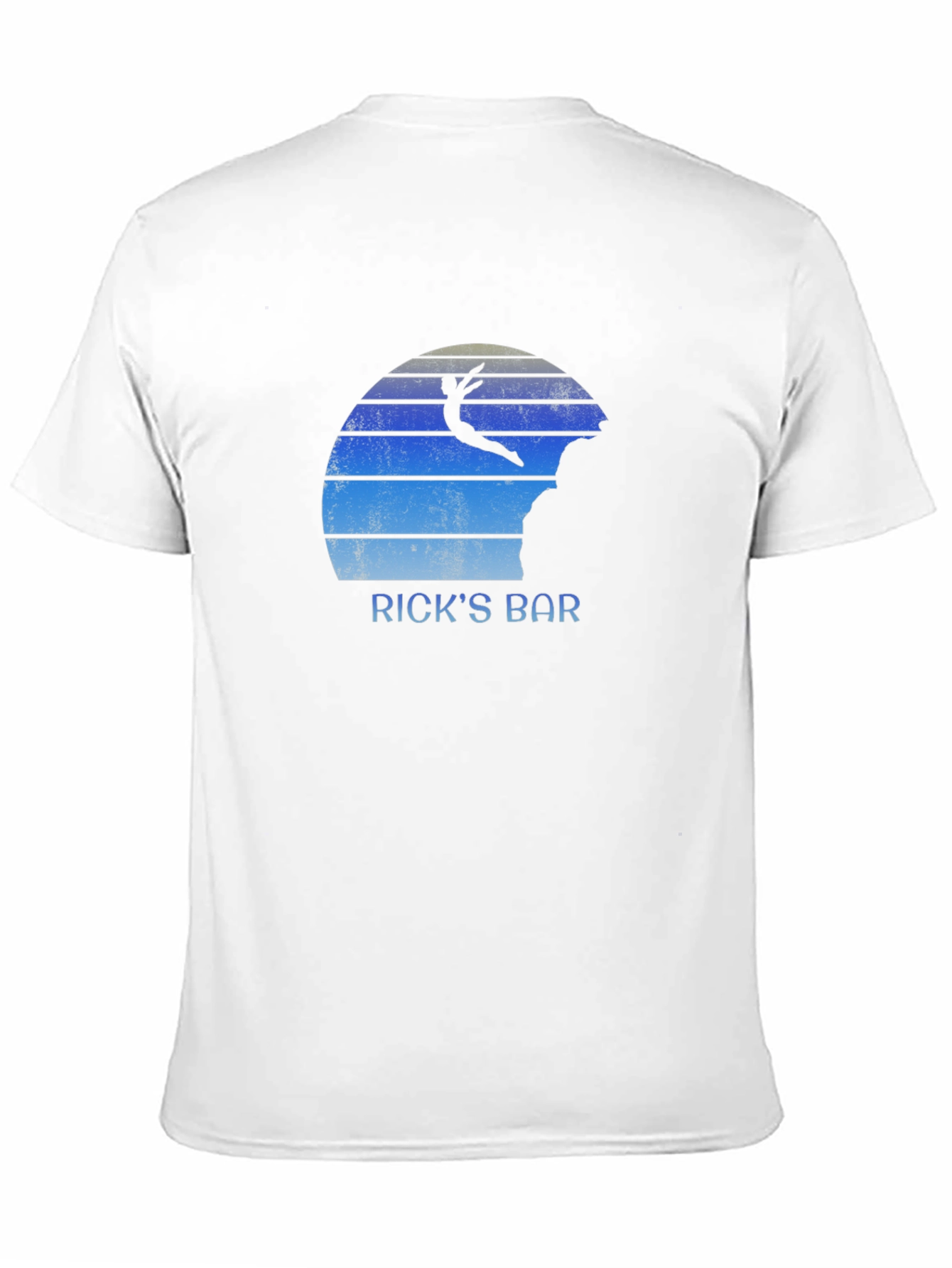 Ricks Bar T-Shirt - Cliff Diver Design