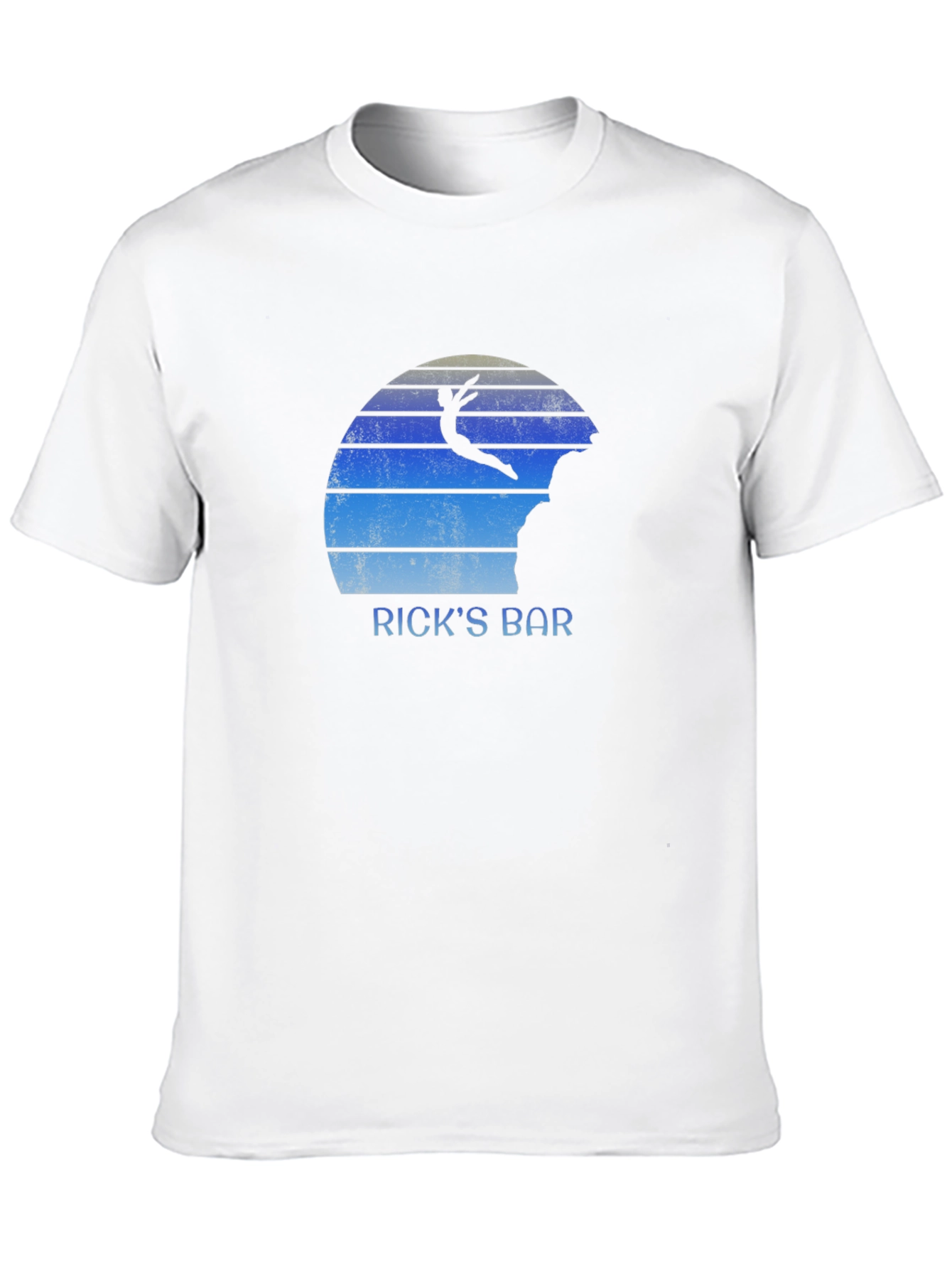 Ricks Bar T-Shirt - Cliff Diver Design