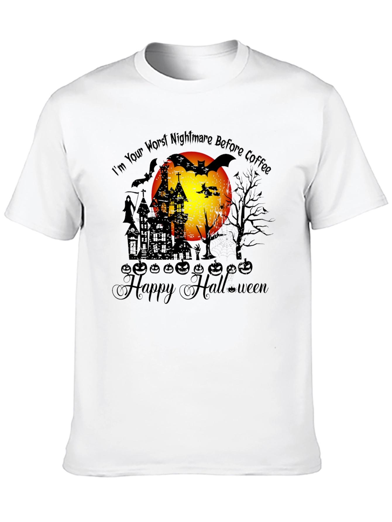 Halloween Nightmare Before Coffee T-Shirt