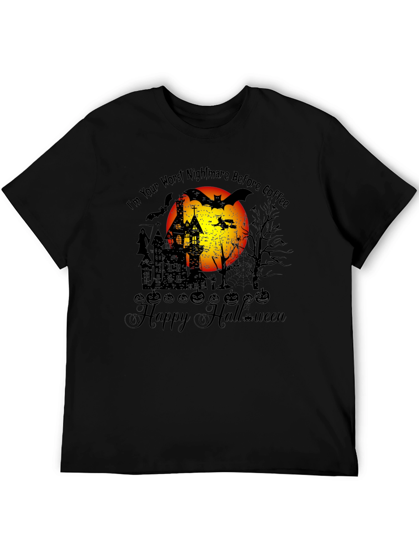 Halloween Nightmare Before Coffee T-Shirt
