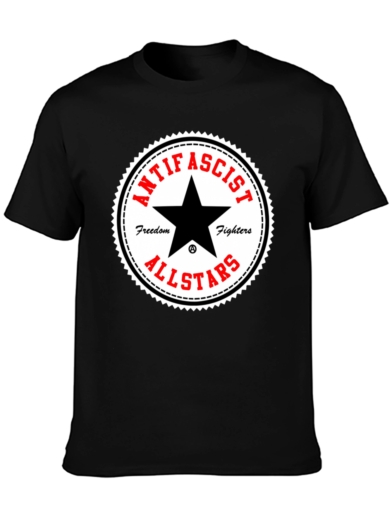 Antifascist Allstars Graphic Black T-Shirt
