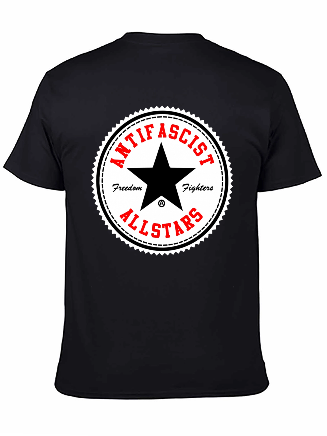Antifascist Allstars Graphic Black T-Shirt
