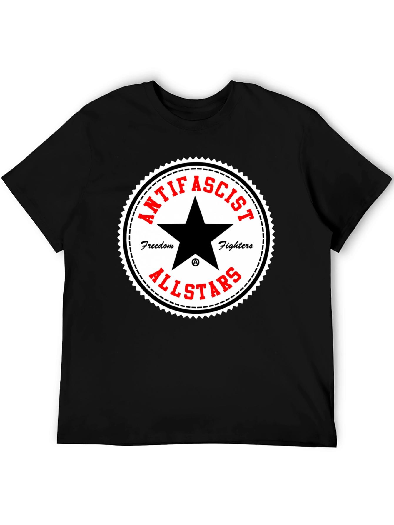 Antifascist Allstars Graphic Black T-Shirt