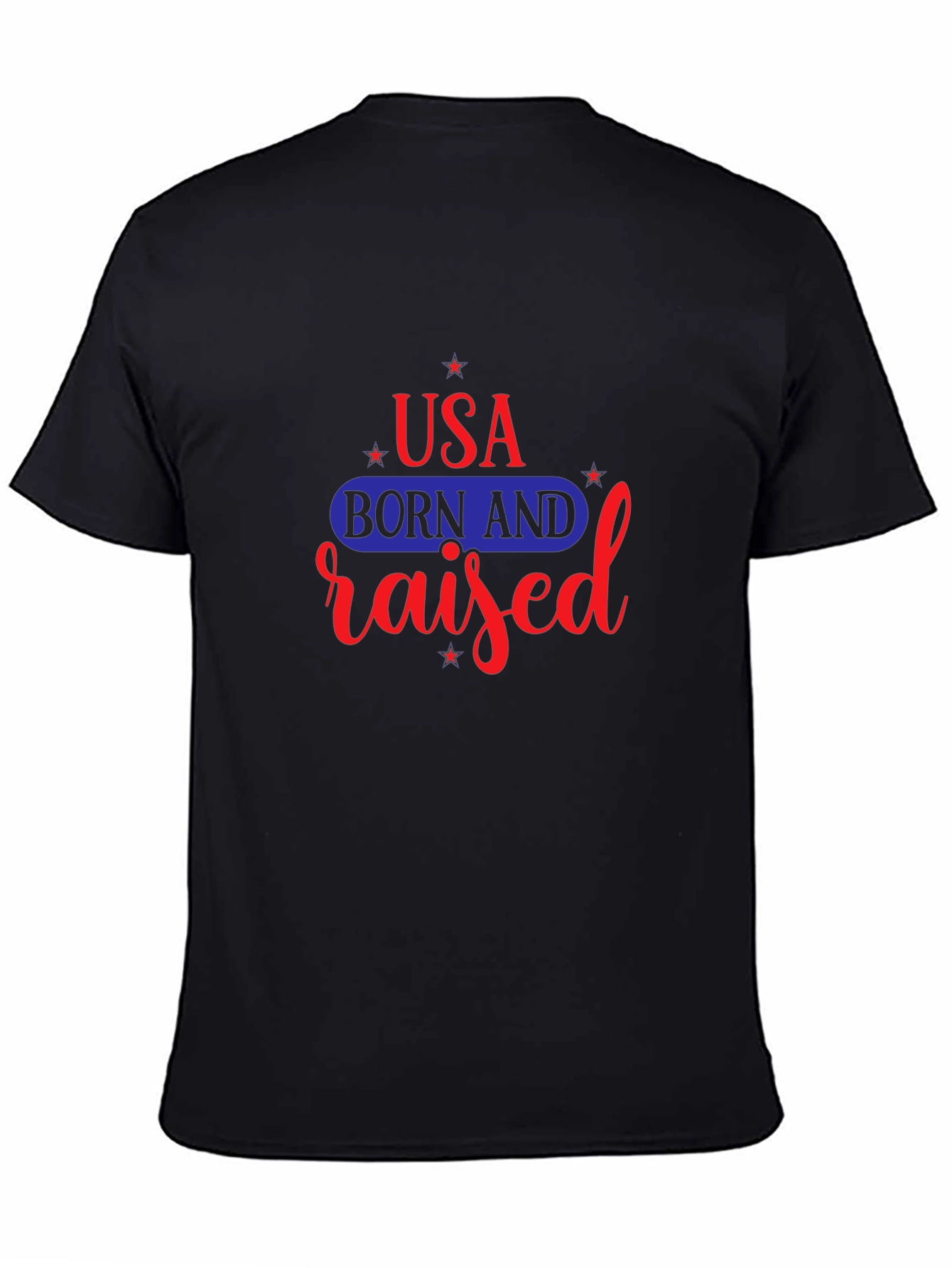 USA Born and Raised Graphic T-Shirt