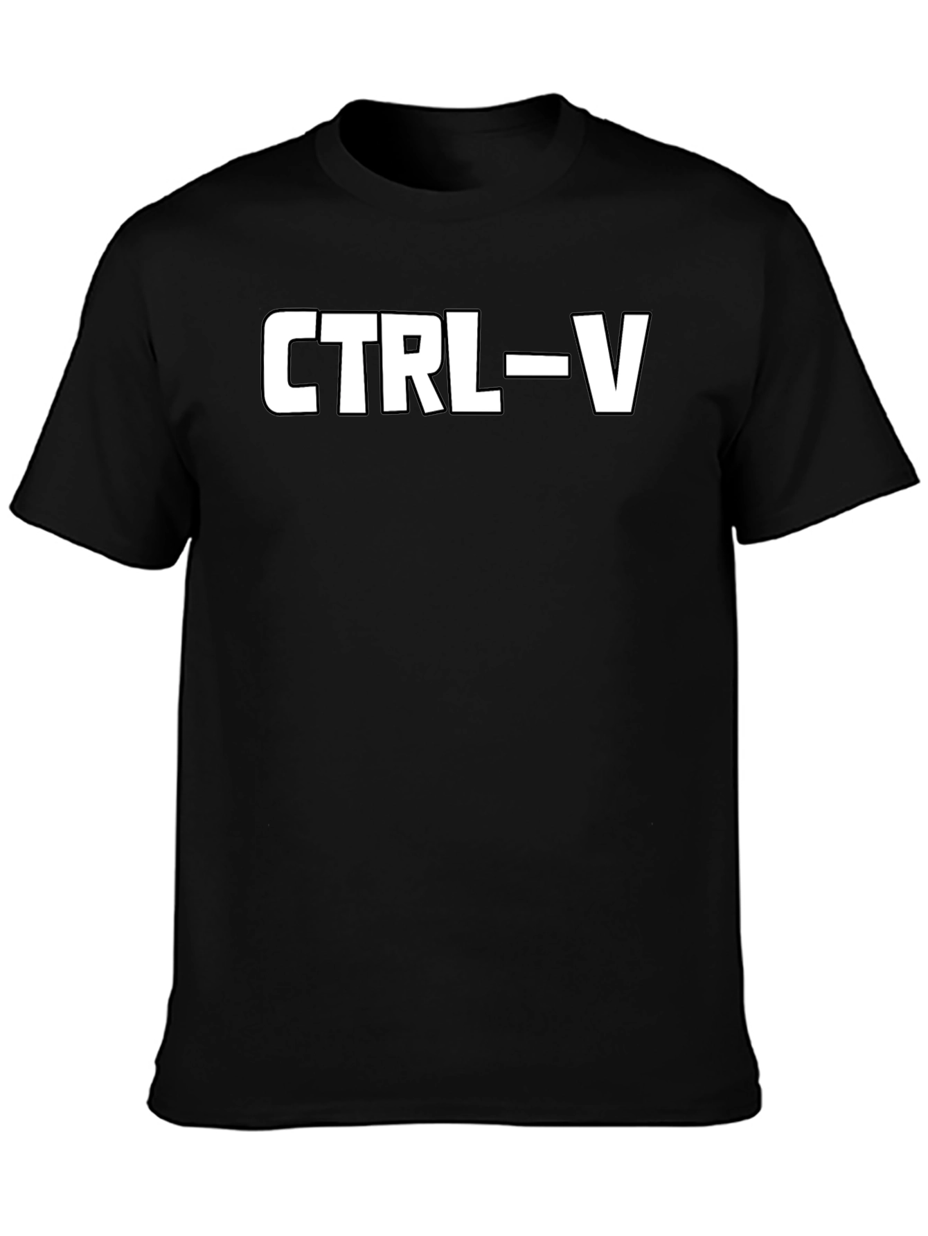 CTRL-V Paste Command Black T-Shirt