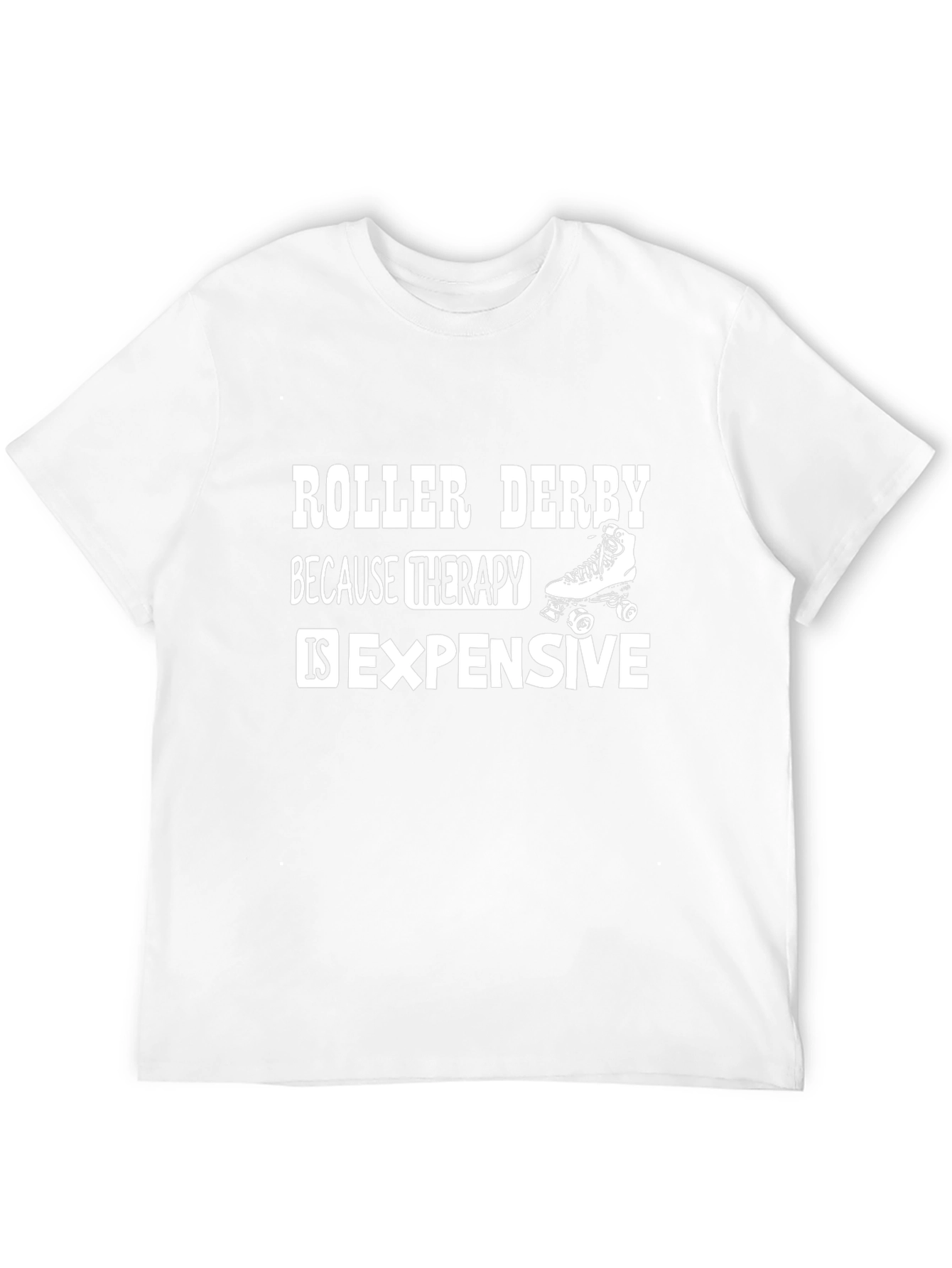 Roller Derby Therapy T-Shirt - Funny Skating Tee