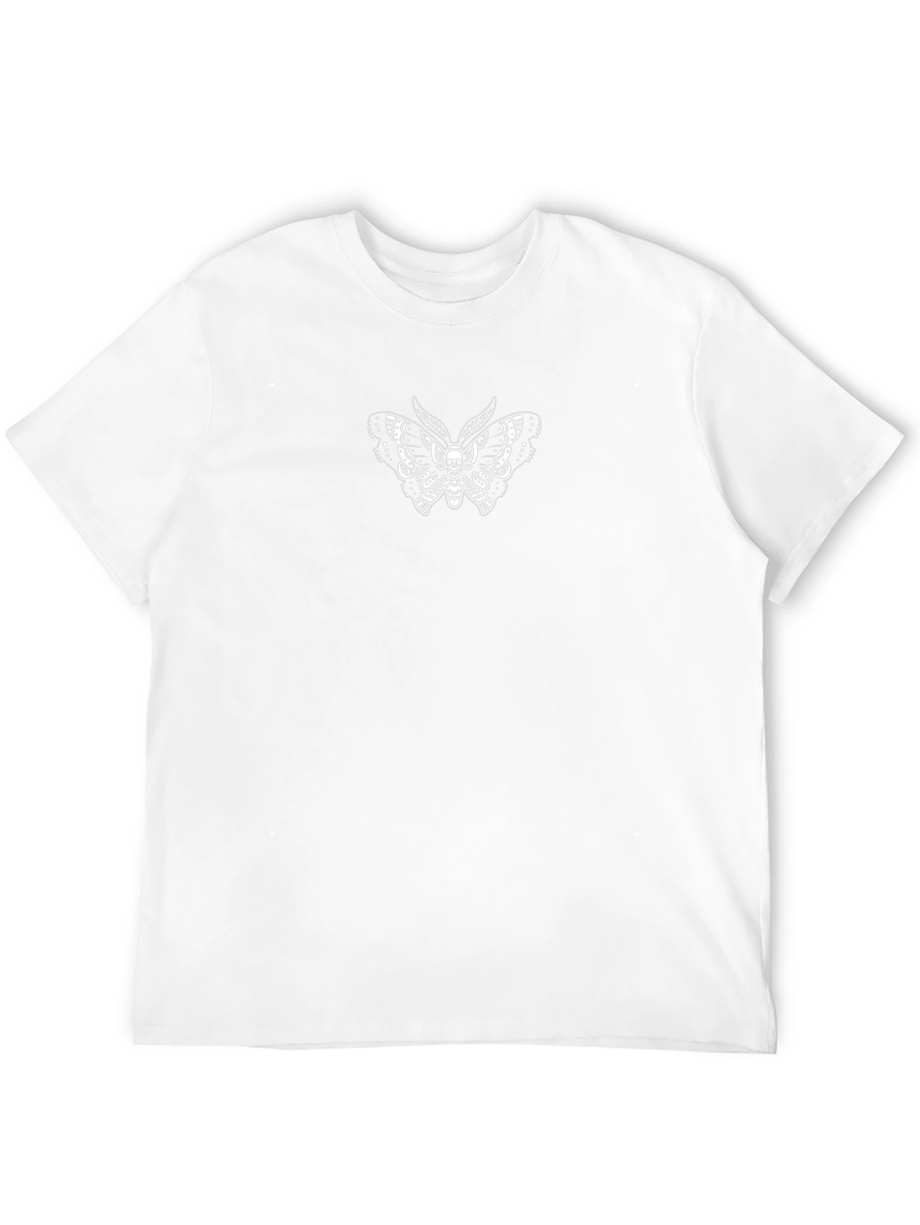 Skull Moth Graphic Tee - Mens Black T-Shirt