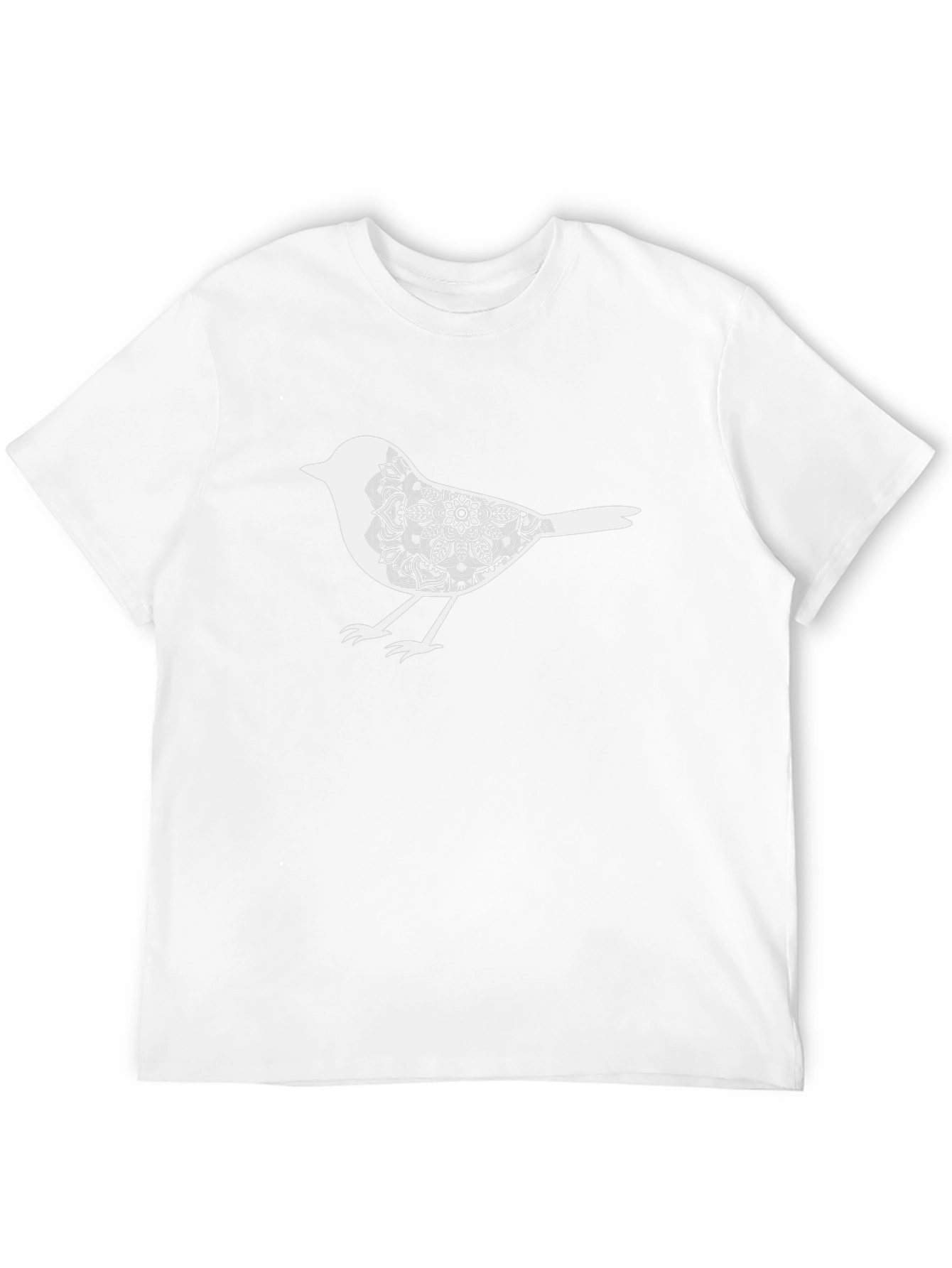 Bird Mandala Graphic Tee - Mens Black T-Shirt