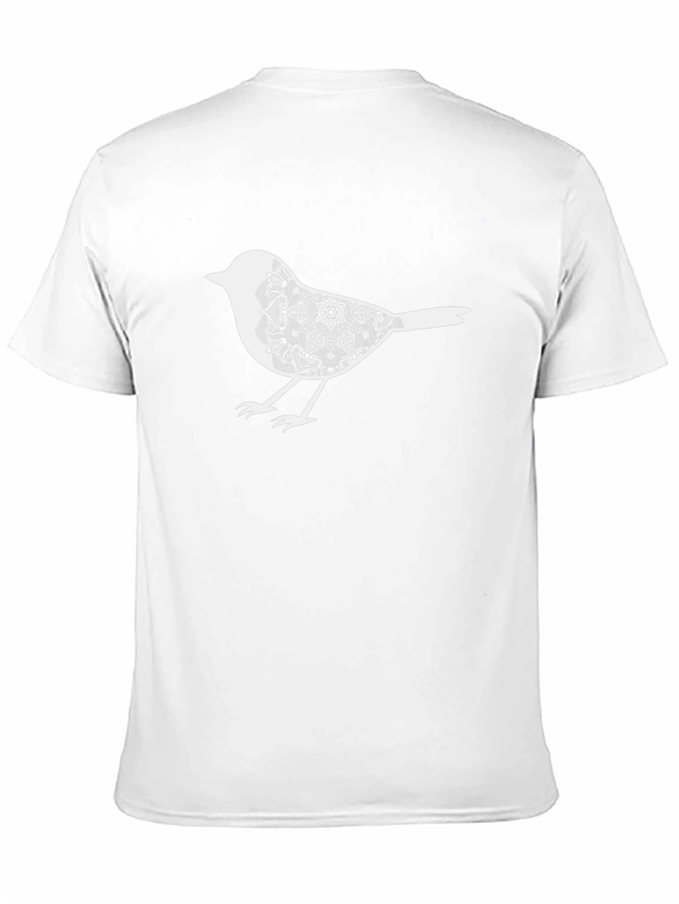 Bird Mandala Graphic Tee - Mens Black T-Shirt