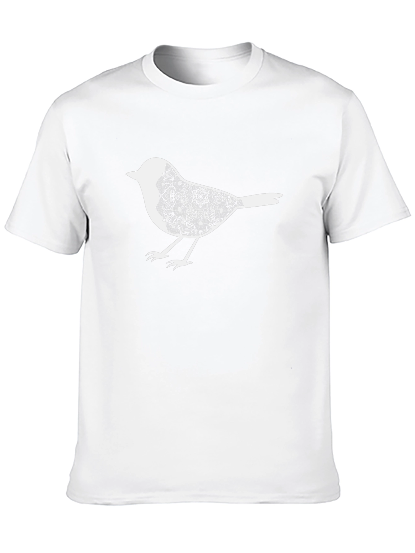 Bird Mandala Graphic Tee - Mens Black T-Shirt