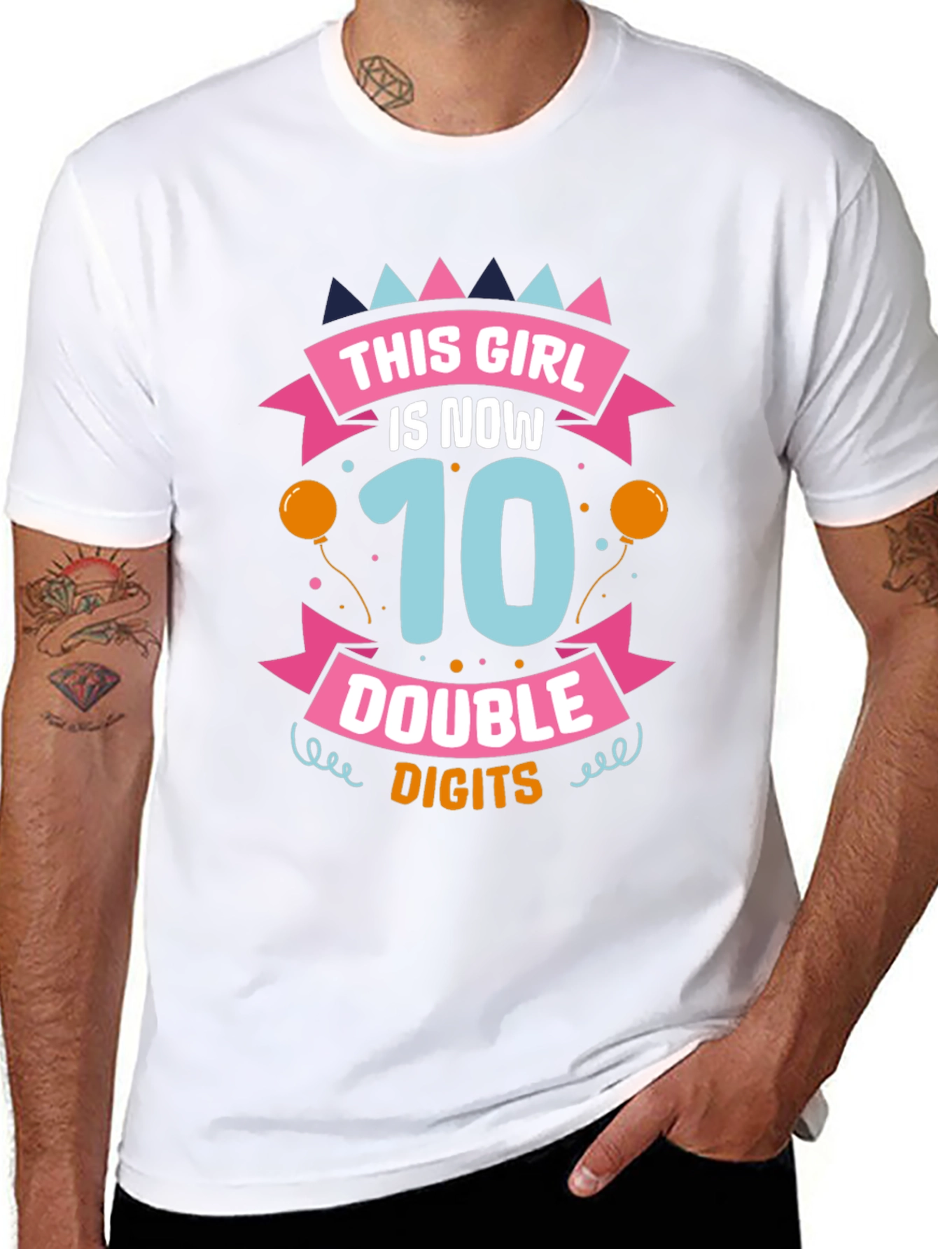 This Girl Is Now 10 Double Digits T-Shirt