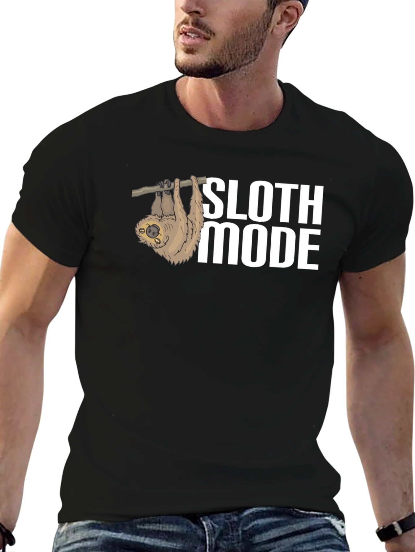 Sloth Mode Graphic T-Shirt - Relax and Unwind
