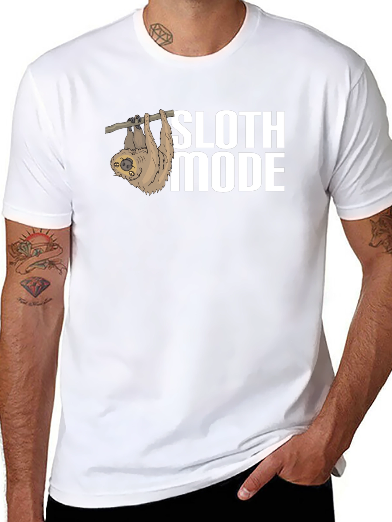 Sloth Mode Graphic T-Shirt - Relax and Unwind