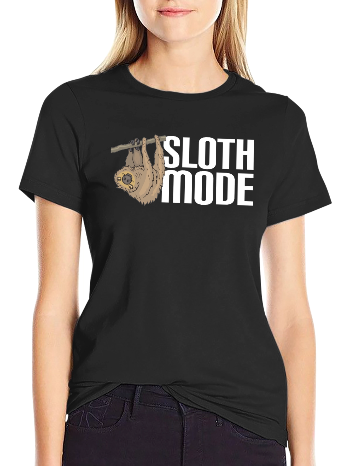 Sloth Mode Graphic T-Shirt - Relax and Unwind